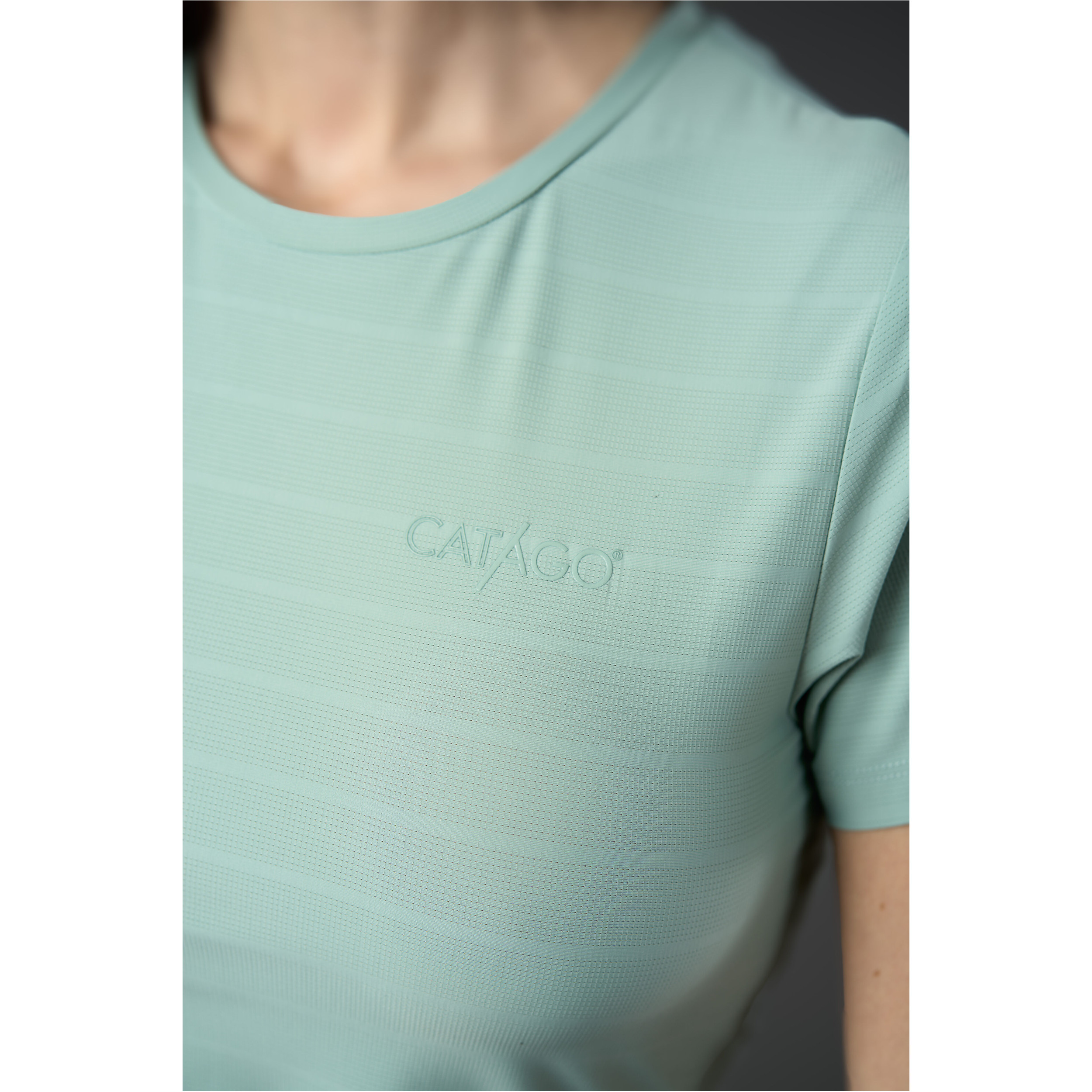 Damen T-Shirt TINA blue surf