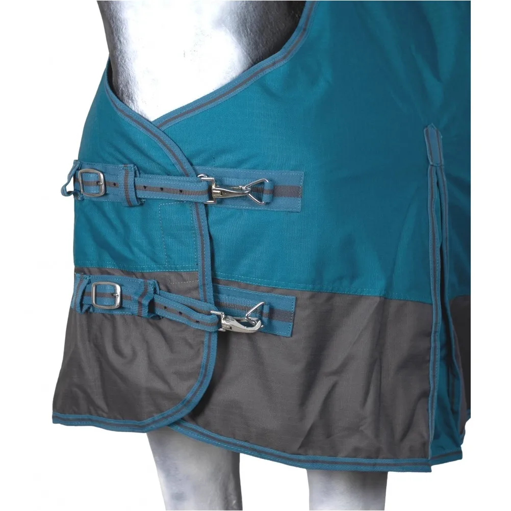 Winterdecke 300g Füllung 600D BASICLINE petrol/graphit - Posten