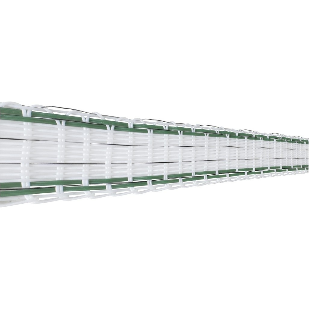 Zaunband weiß/grün 200m/12mm 