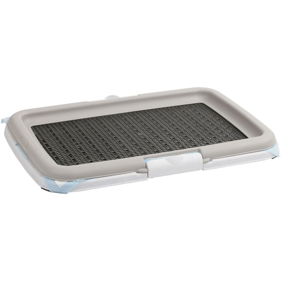 Welpentoilette Training Set PUPPY grau/weiß 60x40x4cm