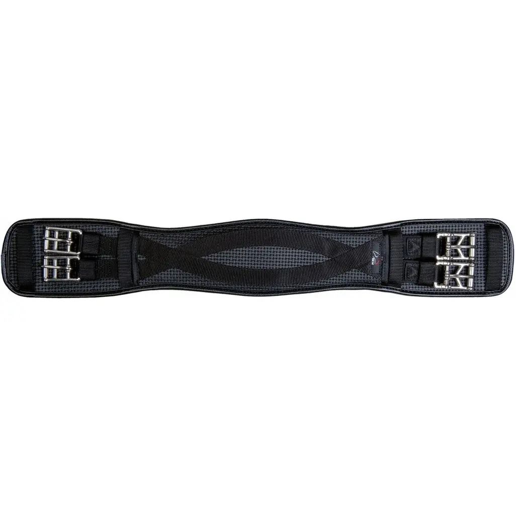 PVC Gel Dressurgurt SNAP schwarz