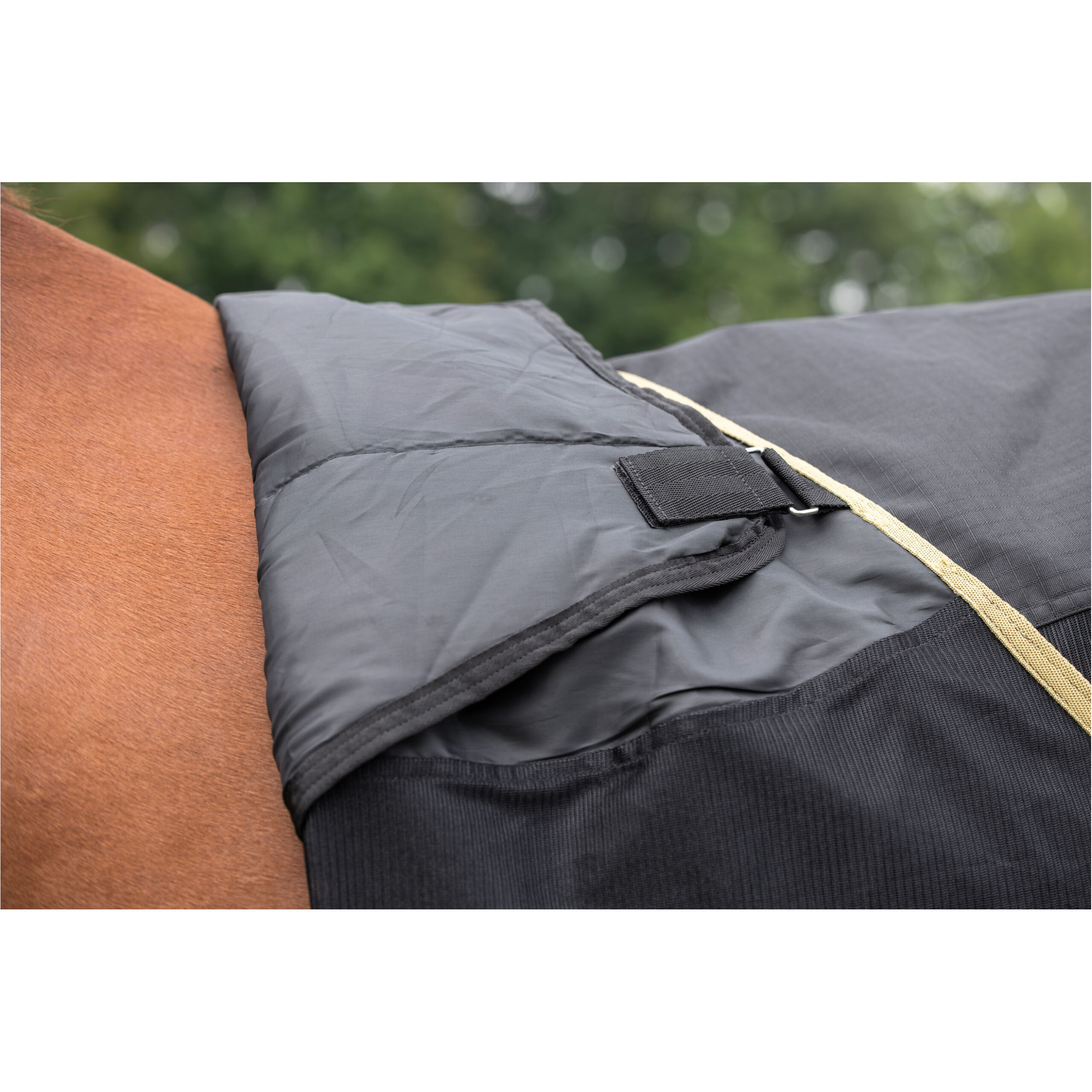 Regendecke Halsteil (abnehmbar) F/S 2026 black Regendecke Halsteil (abnehmbar) F/S 2026 black