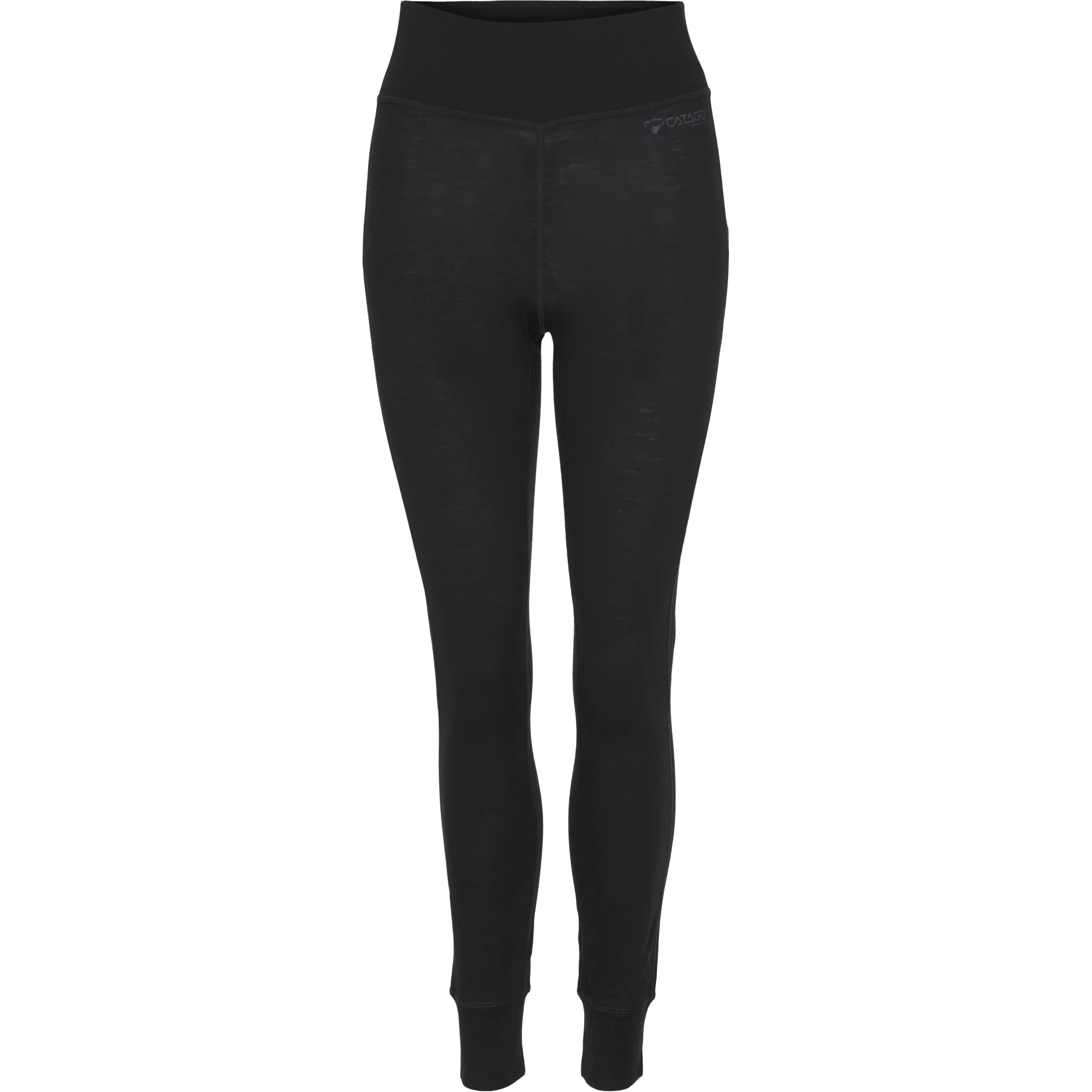 Damen Leggings ohne Besatz MICHA Merino schwarz