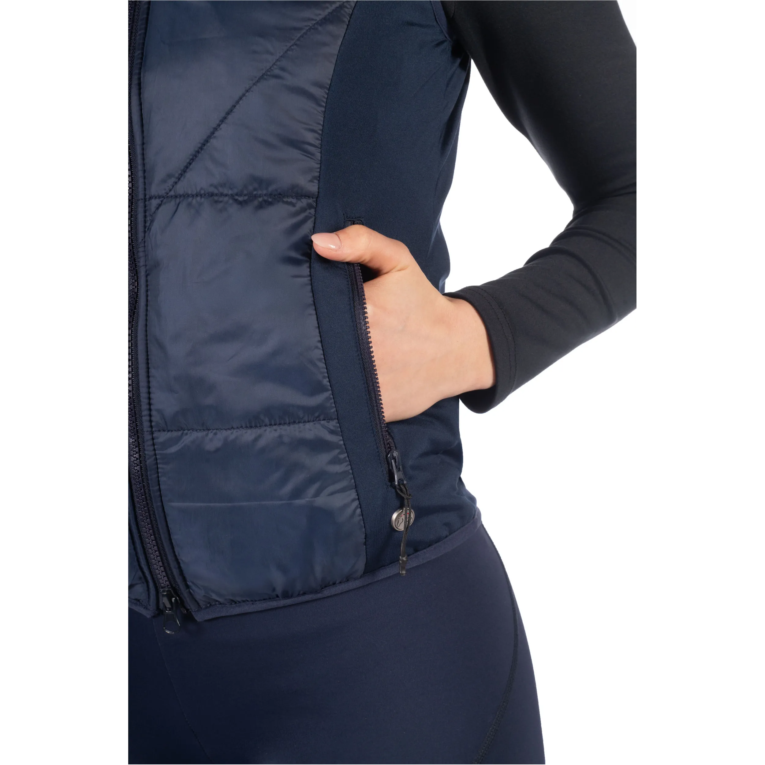 Winter Damen Heizweste SLIMLINE STYLE dunkelblau