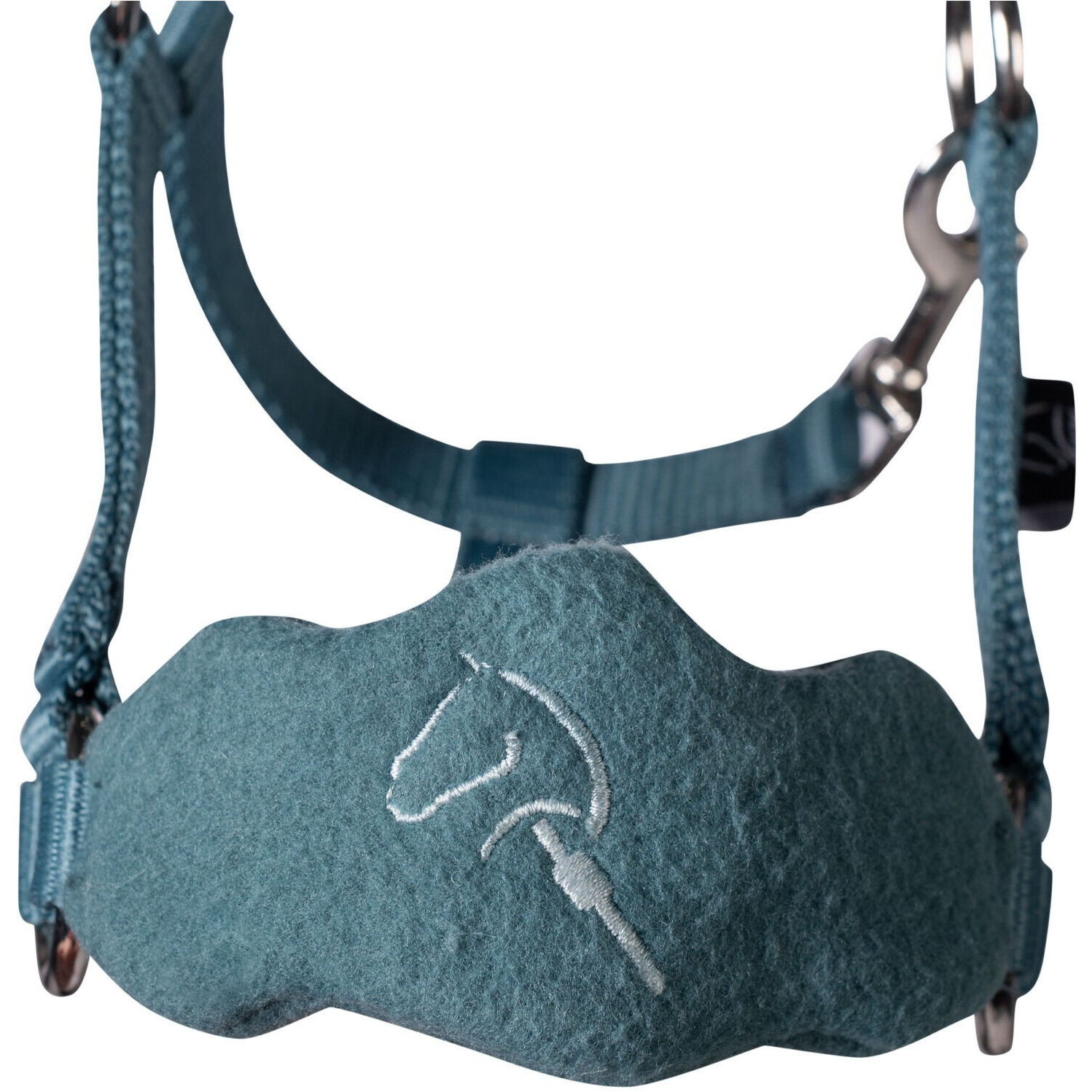 Halfter mit Fleece und Strick HOBBY HORSING türkis