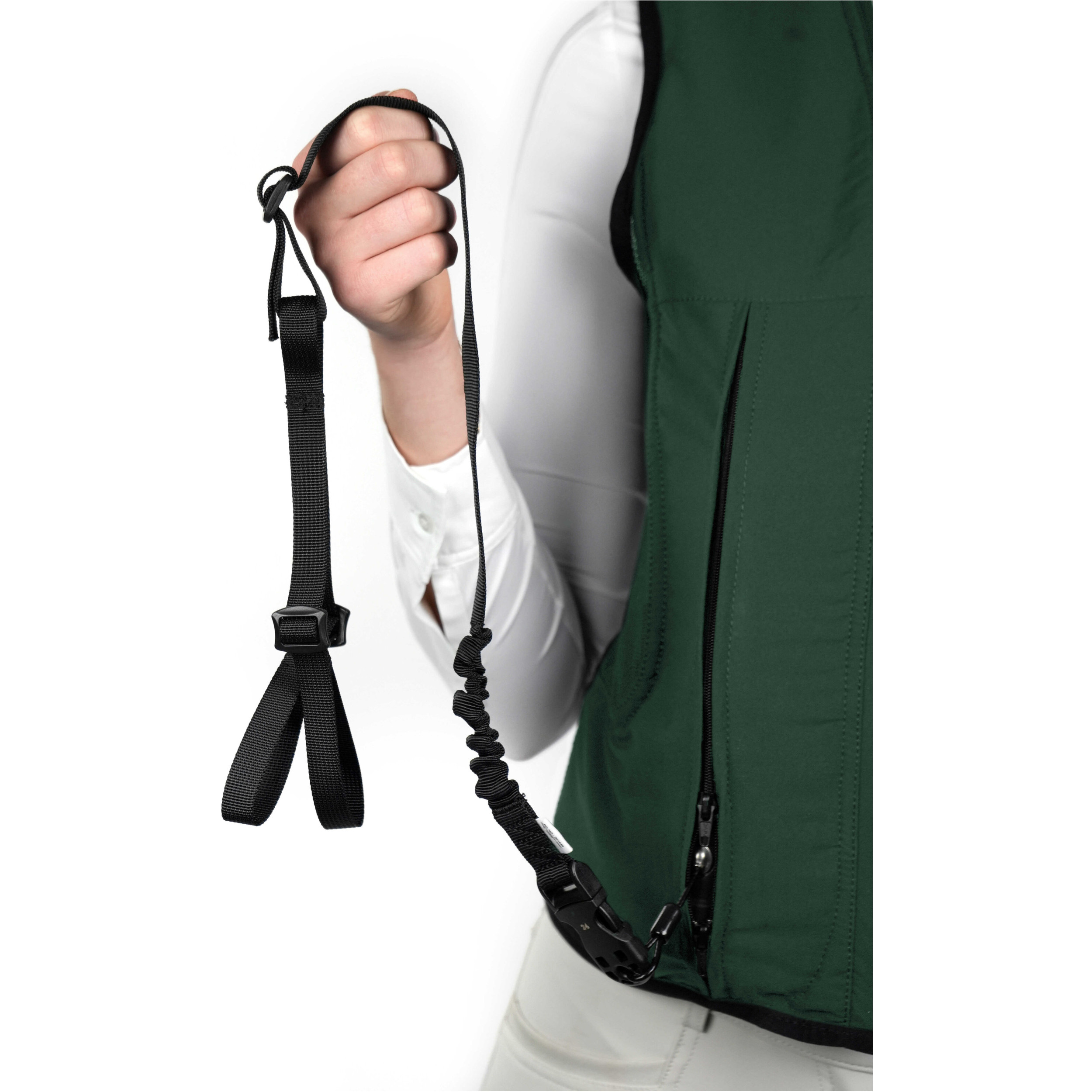 Airbag-Weste MANÈGE dunkelgrün