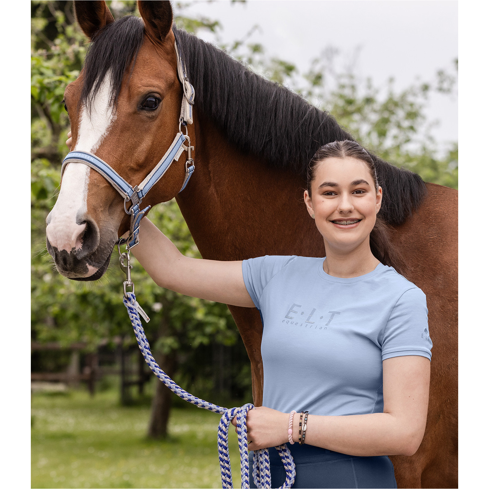 Damen T-Shirt PERUGIA pastellblau