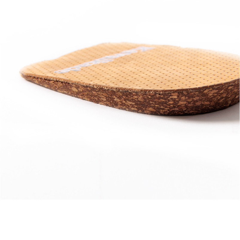 Fersenkeil 1cm KORKIO Kork braun