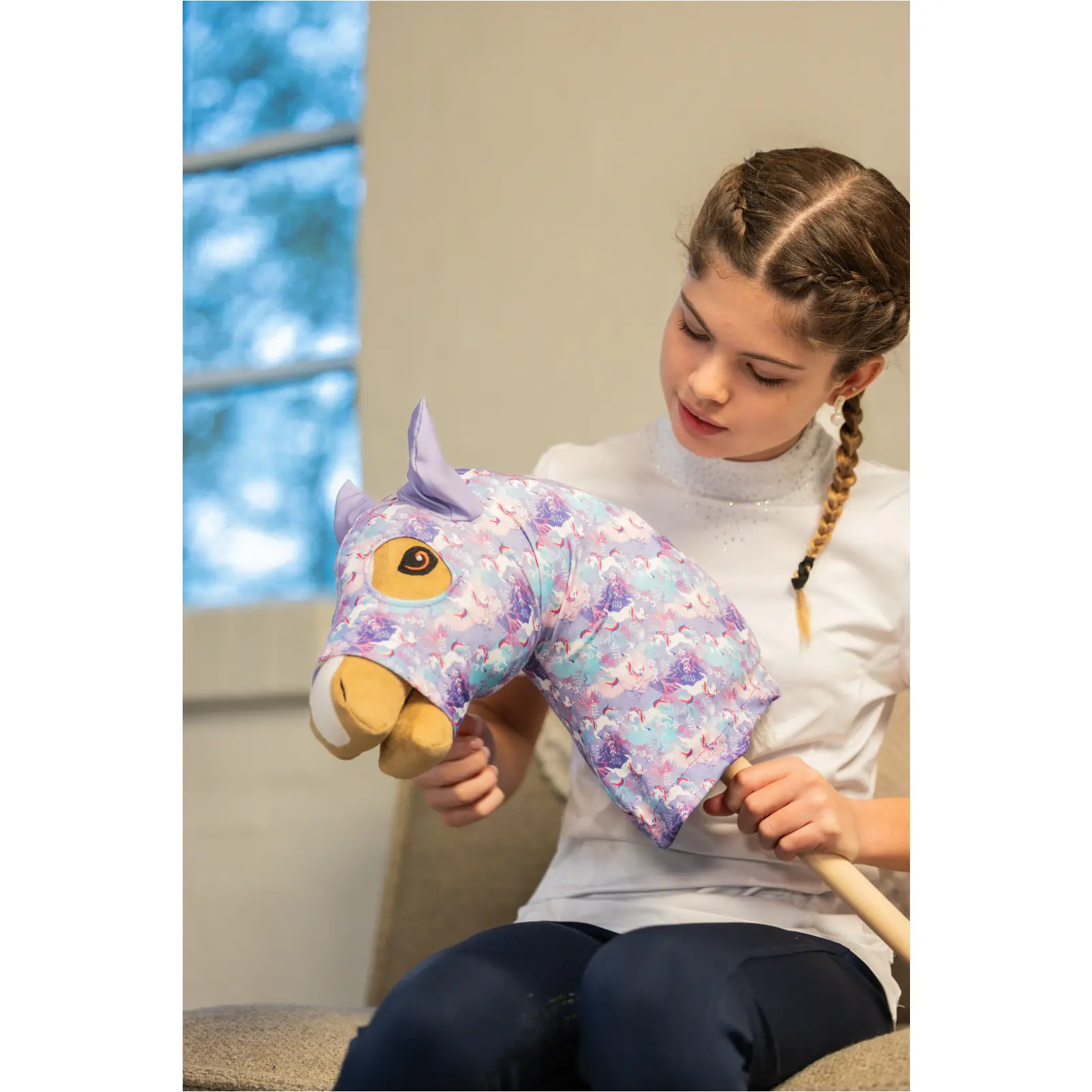 Spielzeugschutzhülle UNICORN lavendel