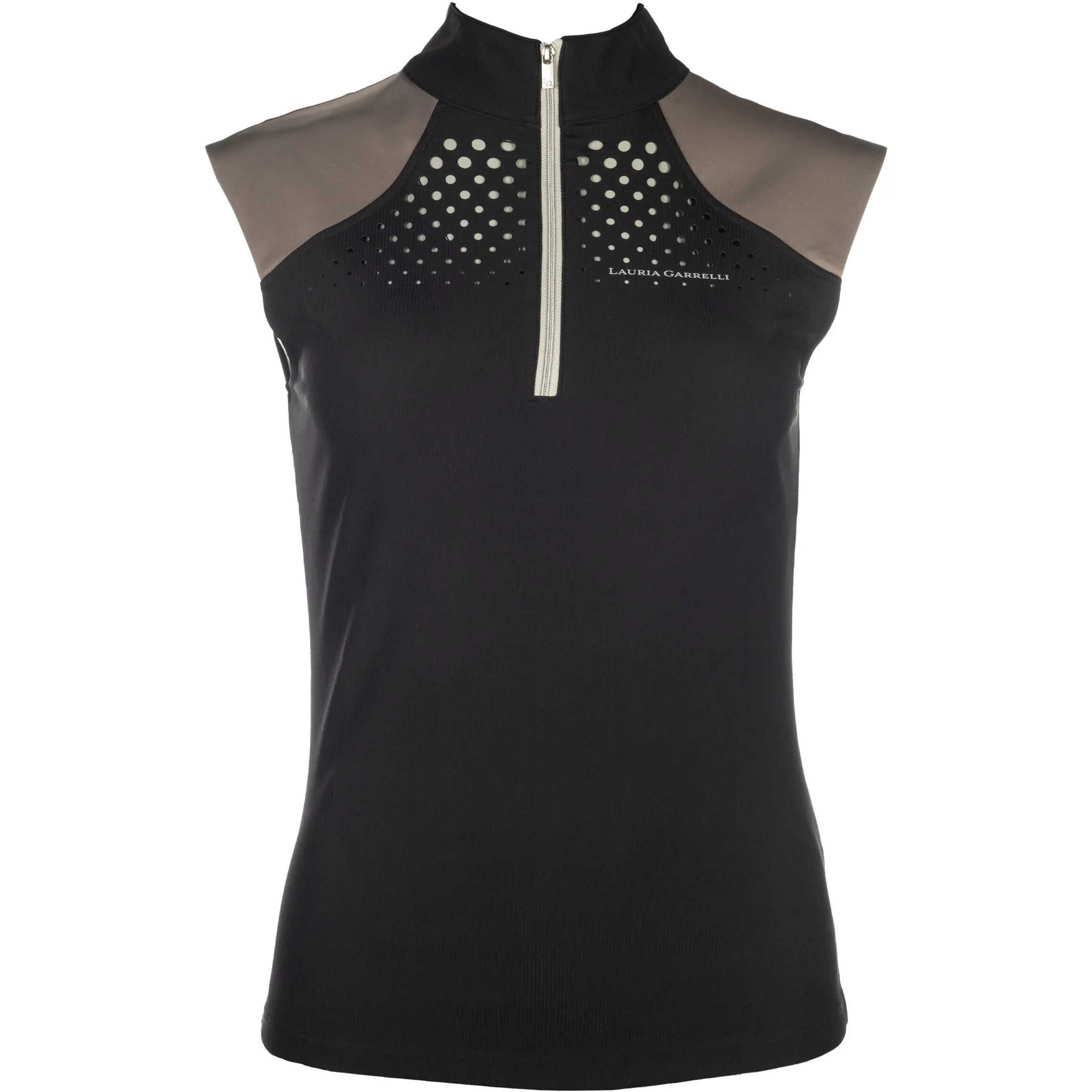 Damen Funktionstop AMALFI schwarz/taupe