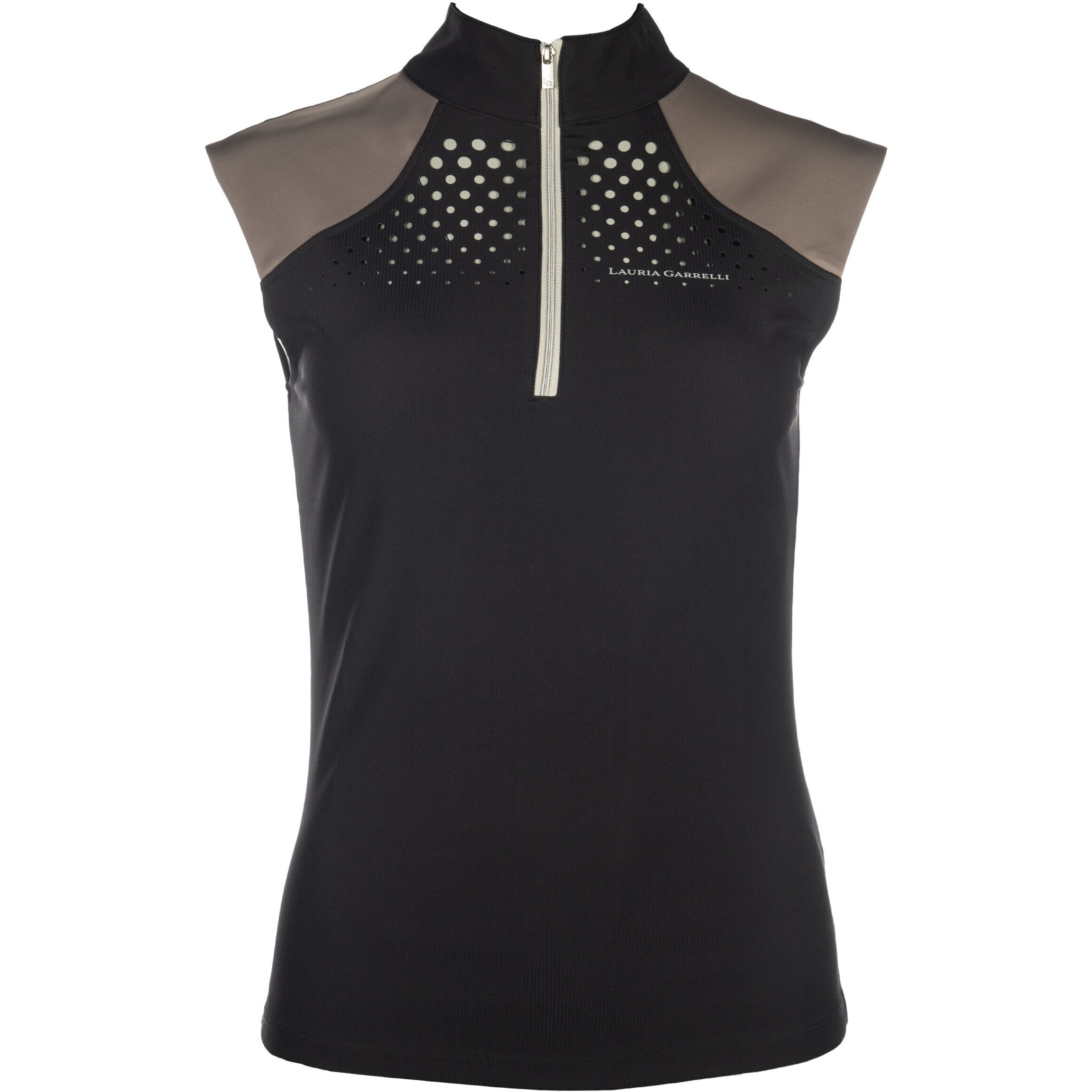 Damen Funktionstop AMALFI schwarz/taupe