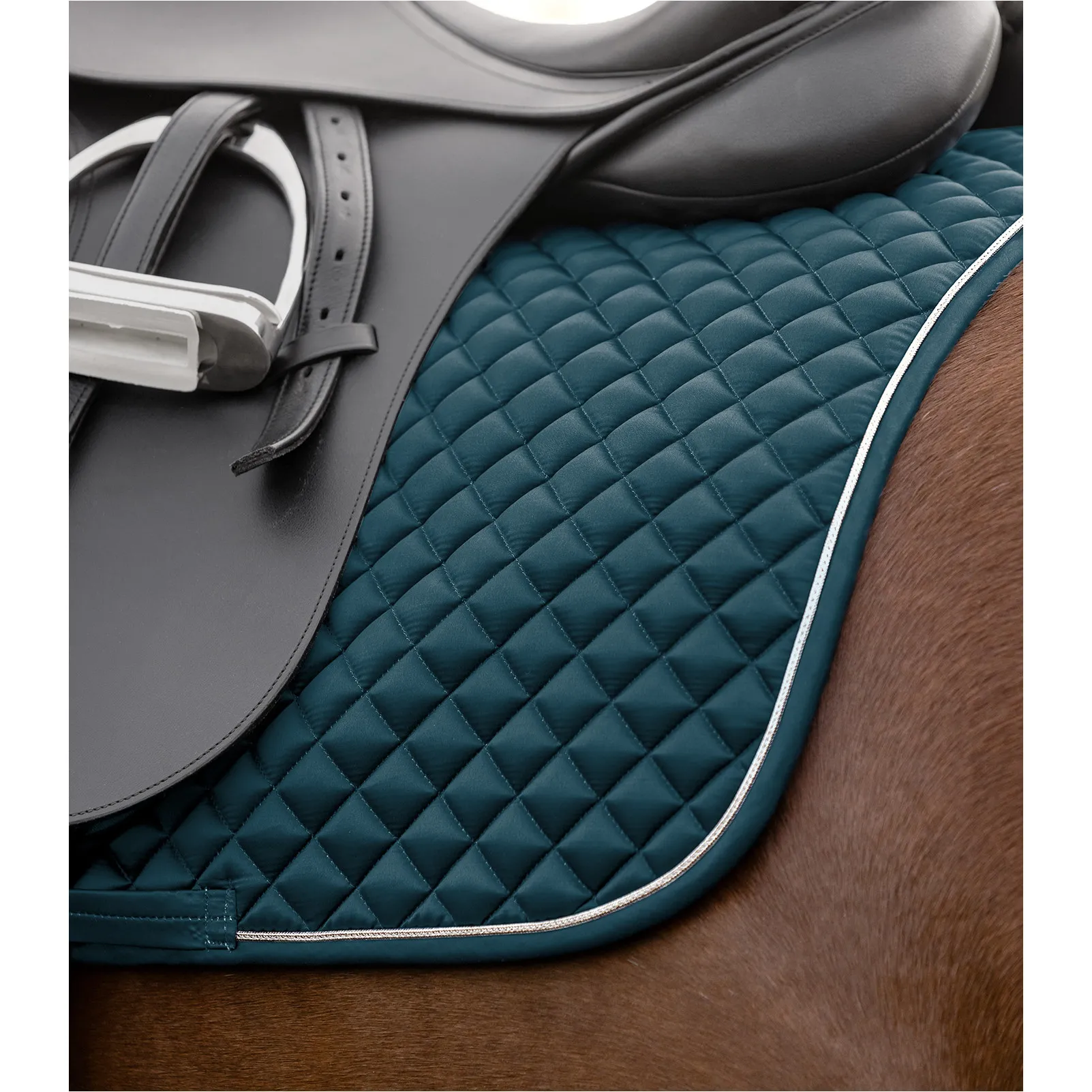 Schabracke FELIX GLAM petrolblau