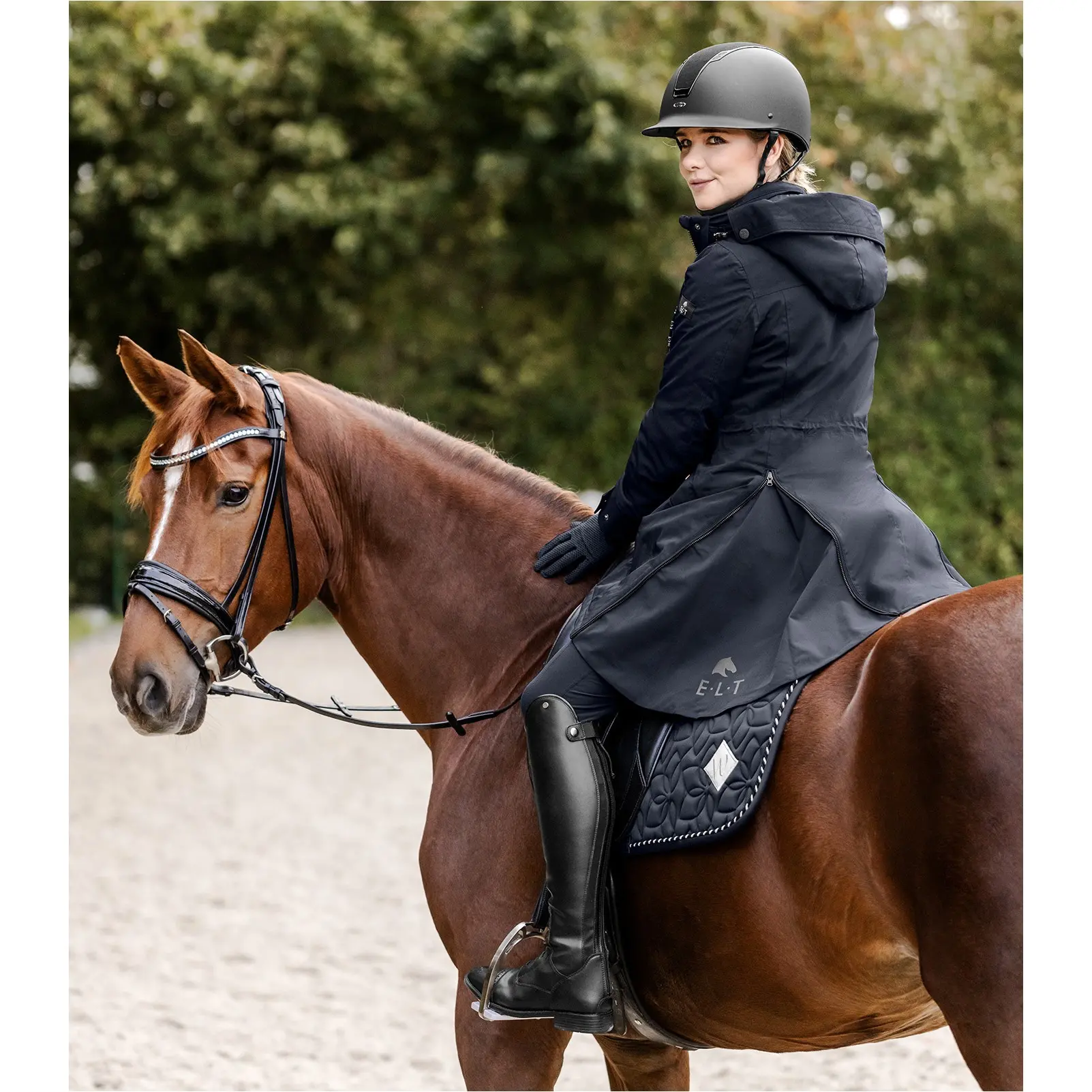 Damen Winter Reitparka PERFORMANCE ONTARIO tiefblau