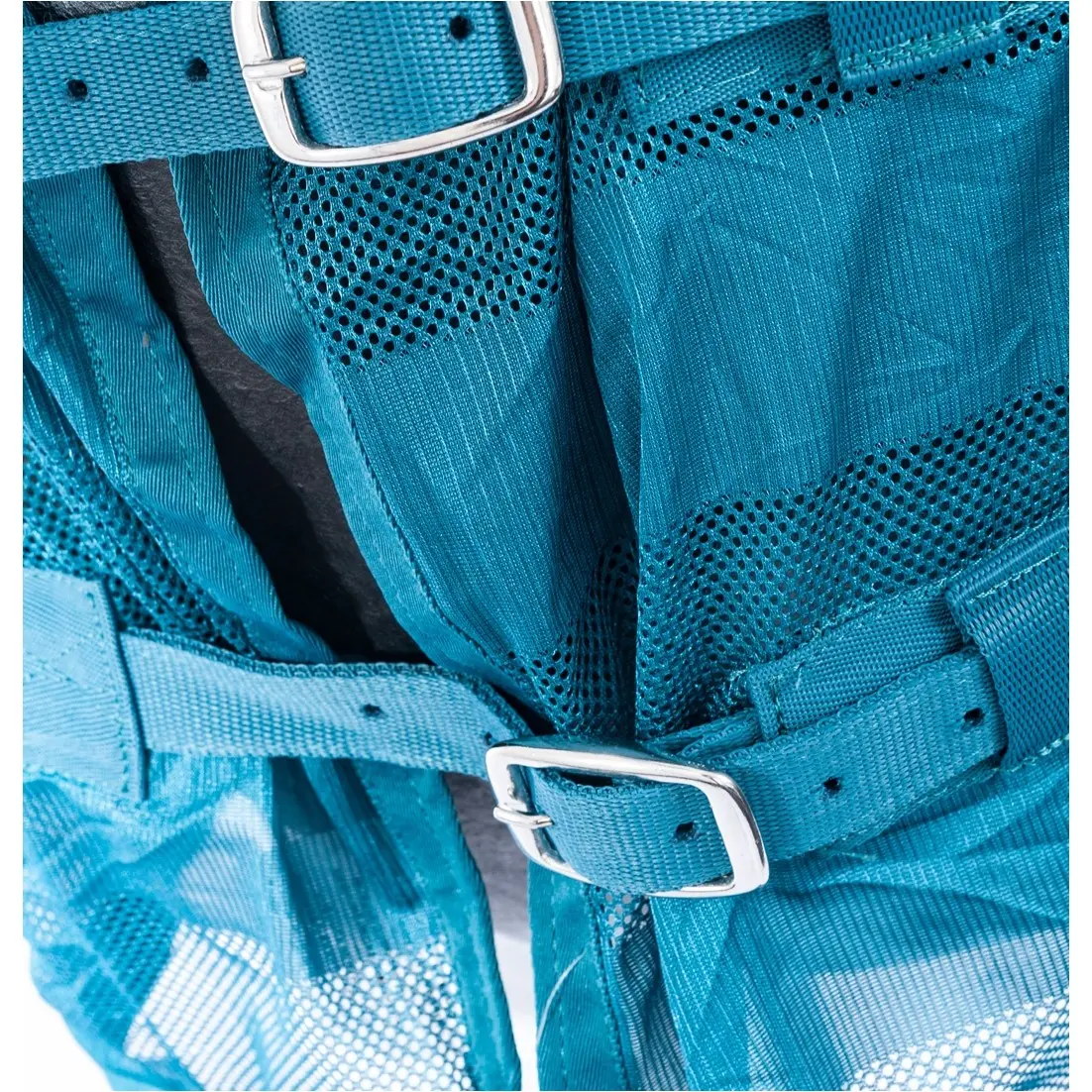Fliegendecke mit Kreuzgurt BASICLINE petrol