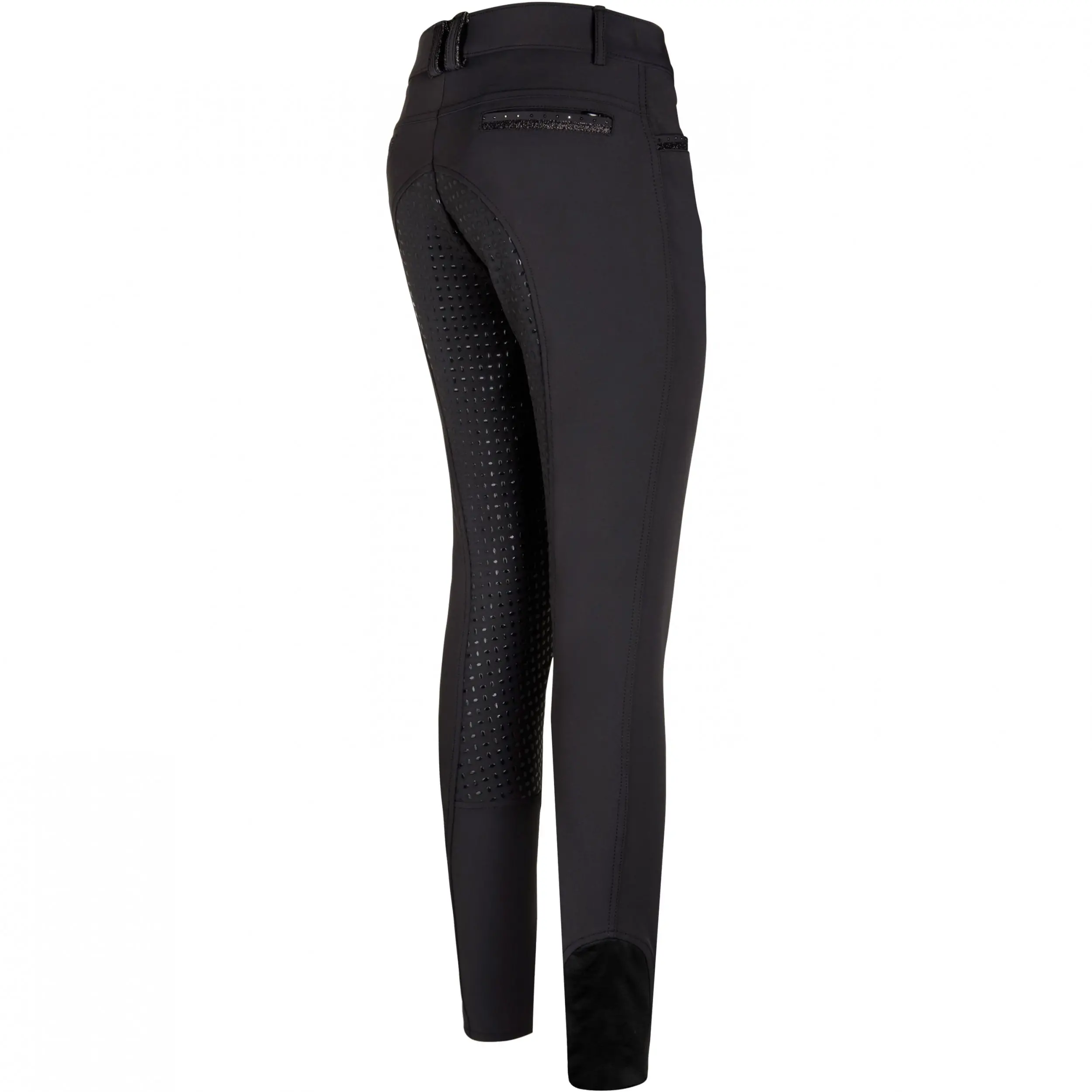 Kinder Reithose Silikon Vollbesatz IRHEl Capone black