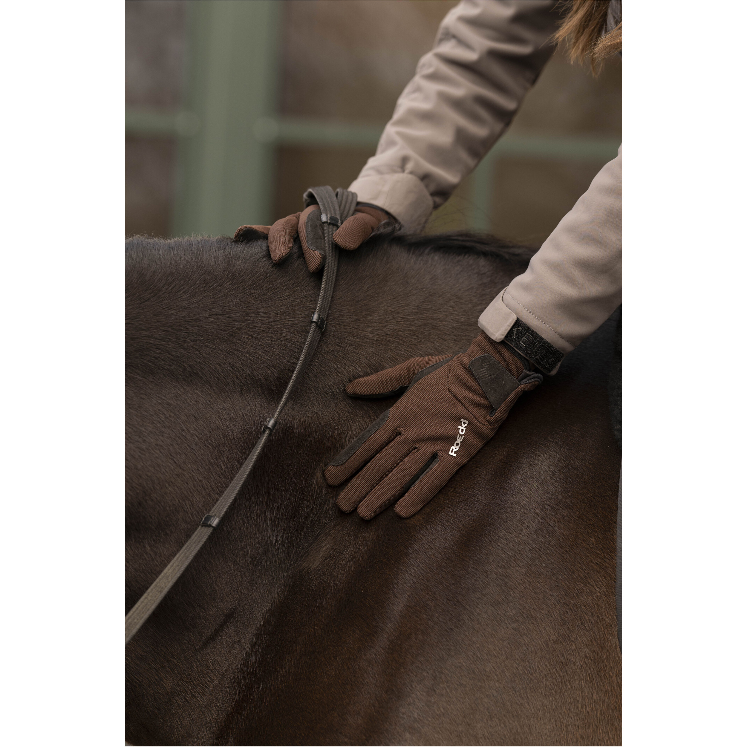 Winter Reithandschuhe MEURA chocolate