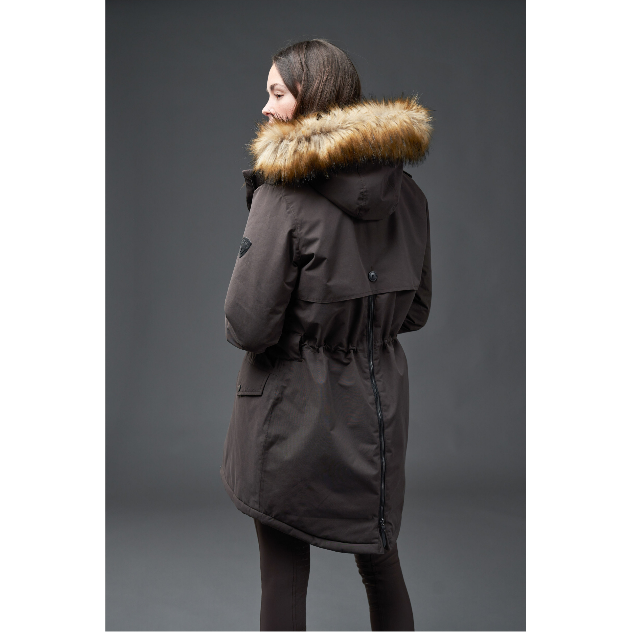 Damen Winterreitmantel AMY after dark