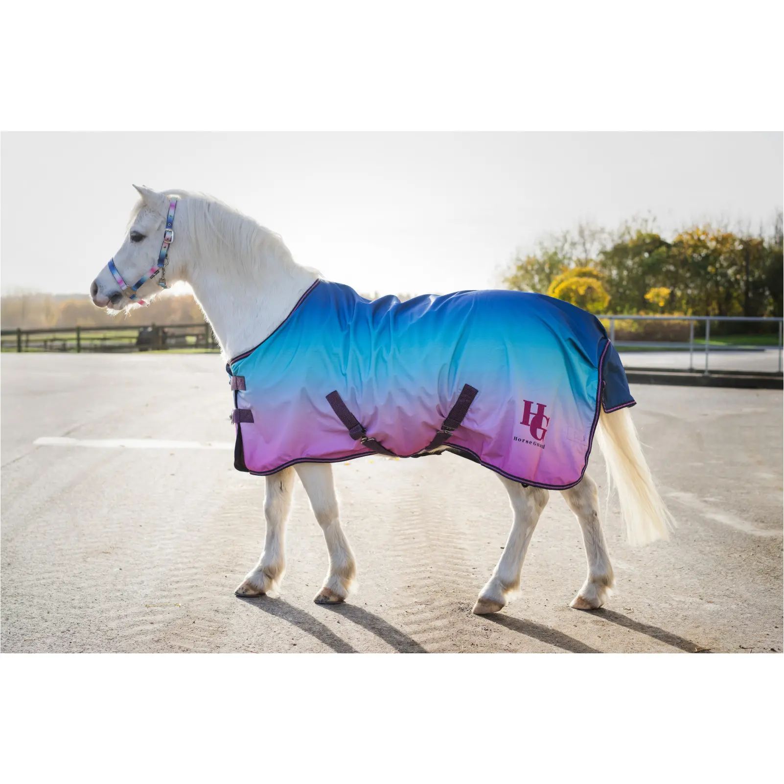 Outdoordecke mit Fleecefutter 600D GRADIENT navy