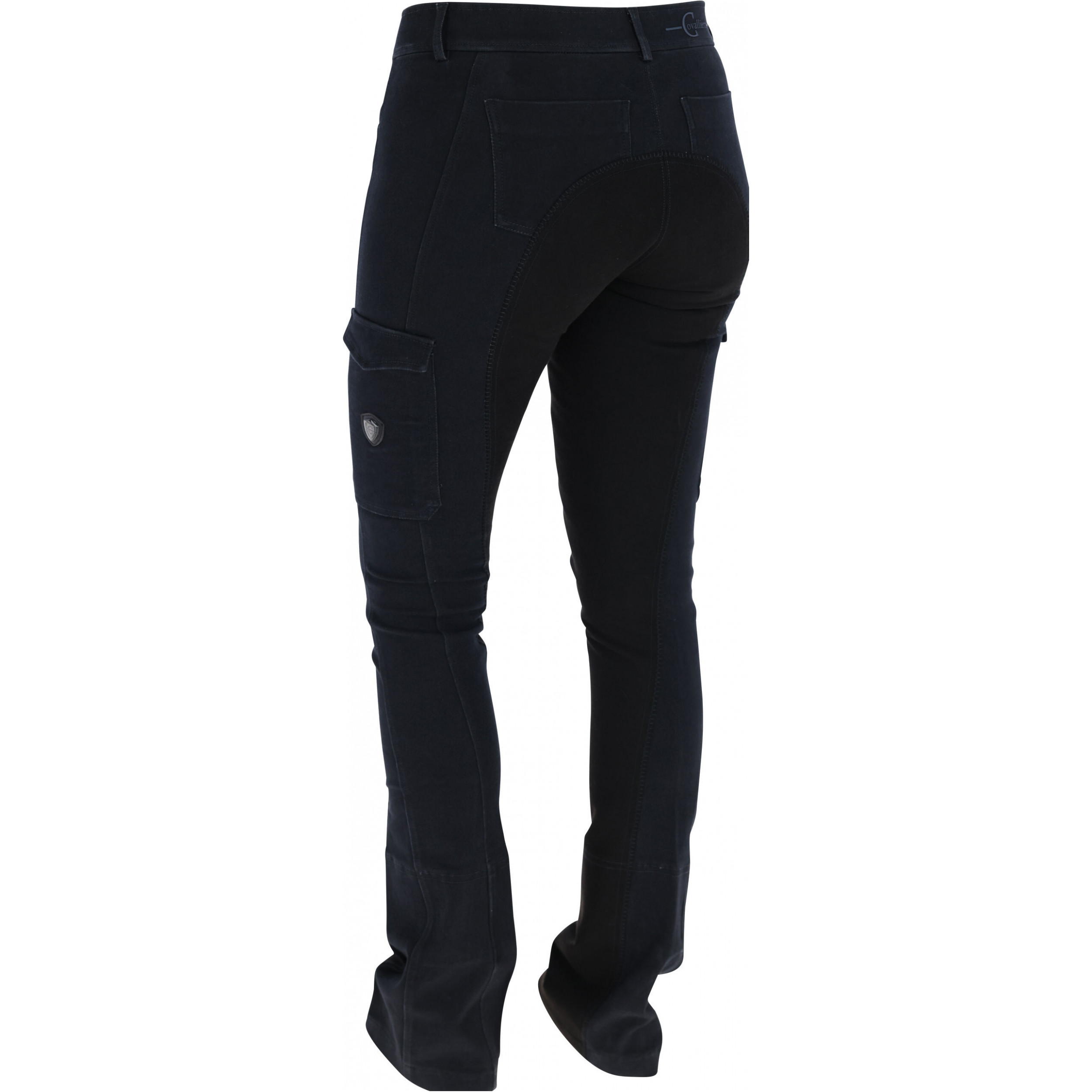 Damen Jodhpur Reithose Vollbesatz BASIC PLUS graphite