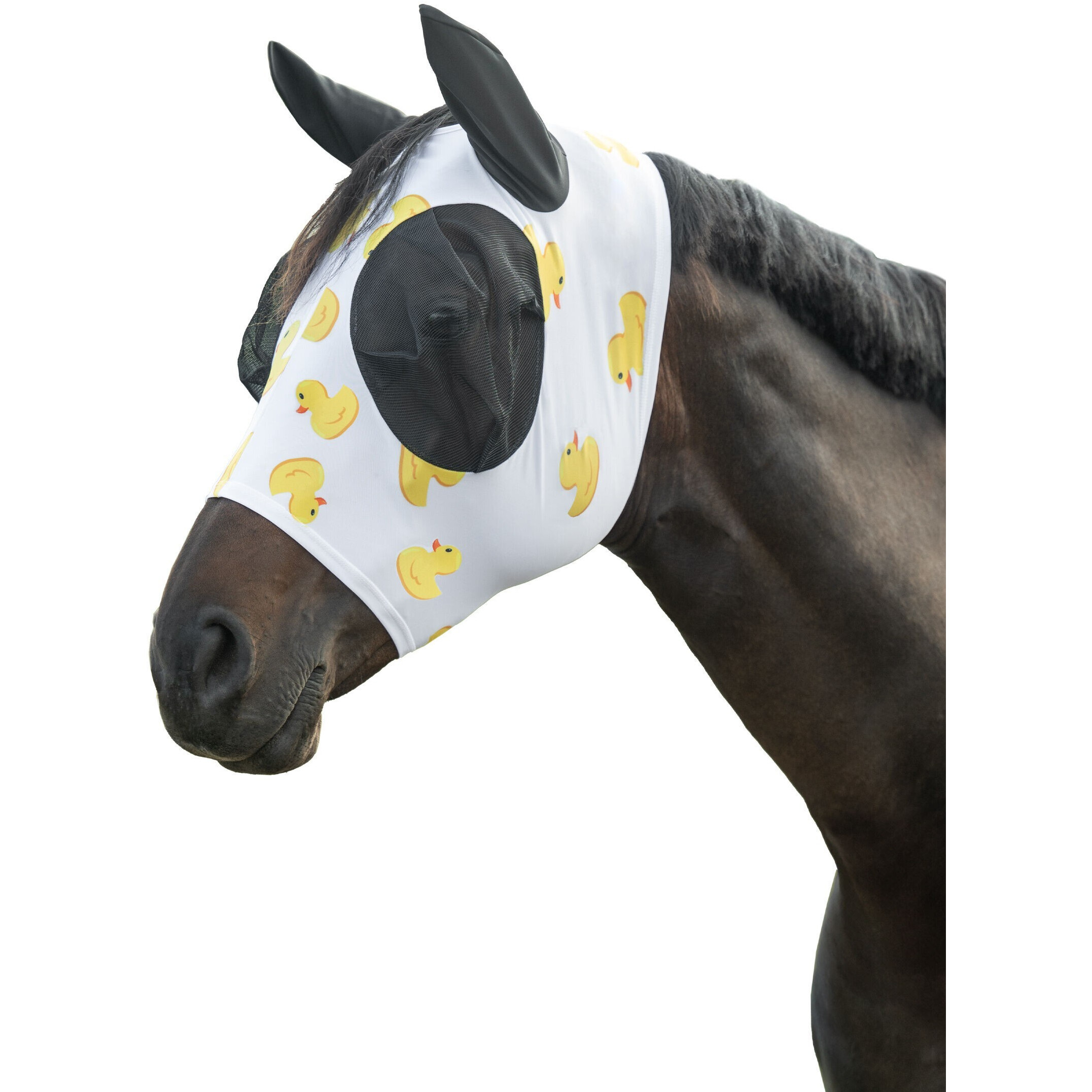 Fliegenschutzmaske ENTE gelb