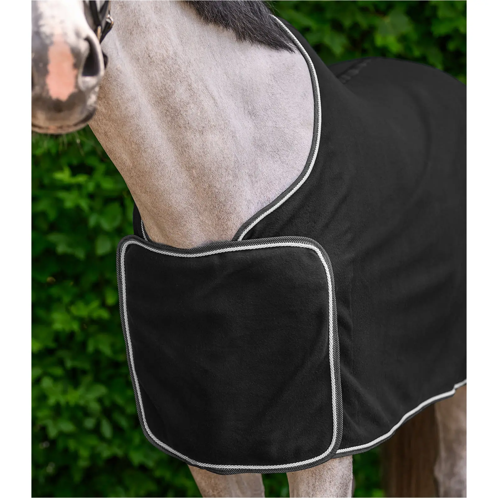 Fleece- und Sponsorendecke ECONOMIC schwarz