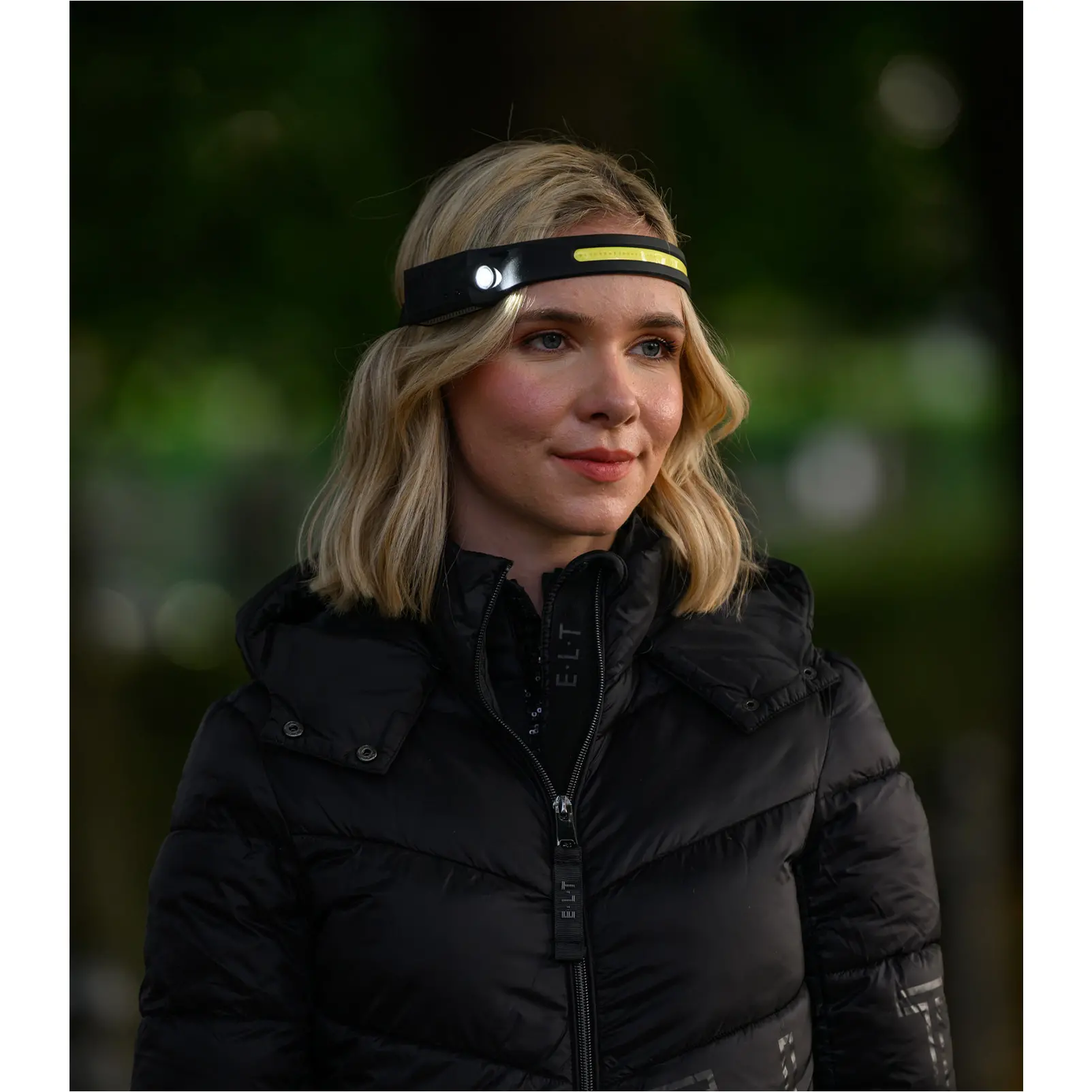 Sensor- LED- Kopflampe mit Bewegungssensor schwarz Sensor- LED- Kopflampe mit Bewegungssensor schwarz