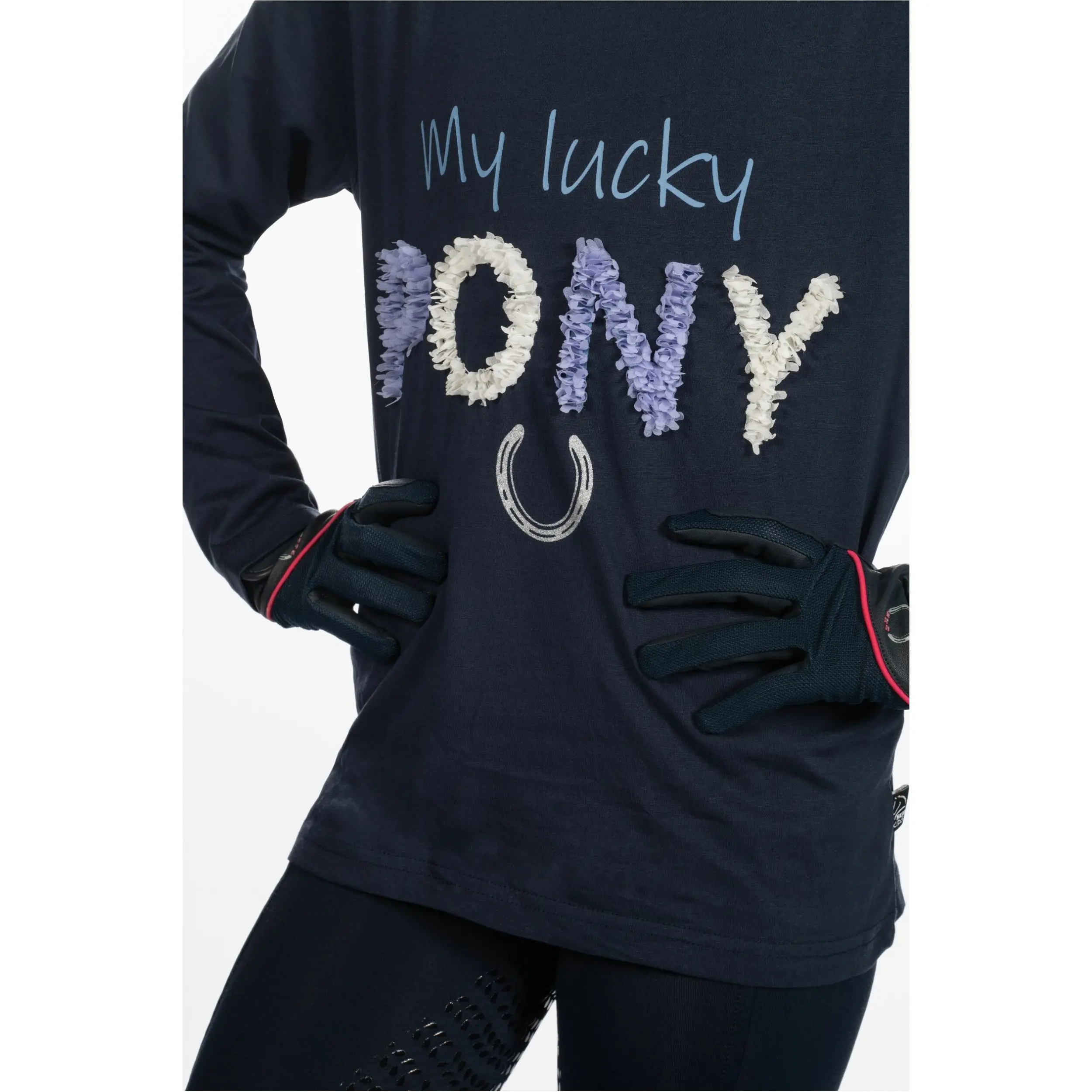 Kinder Langarmshirt AYMEE dunkelblau