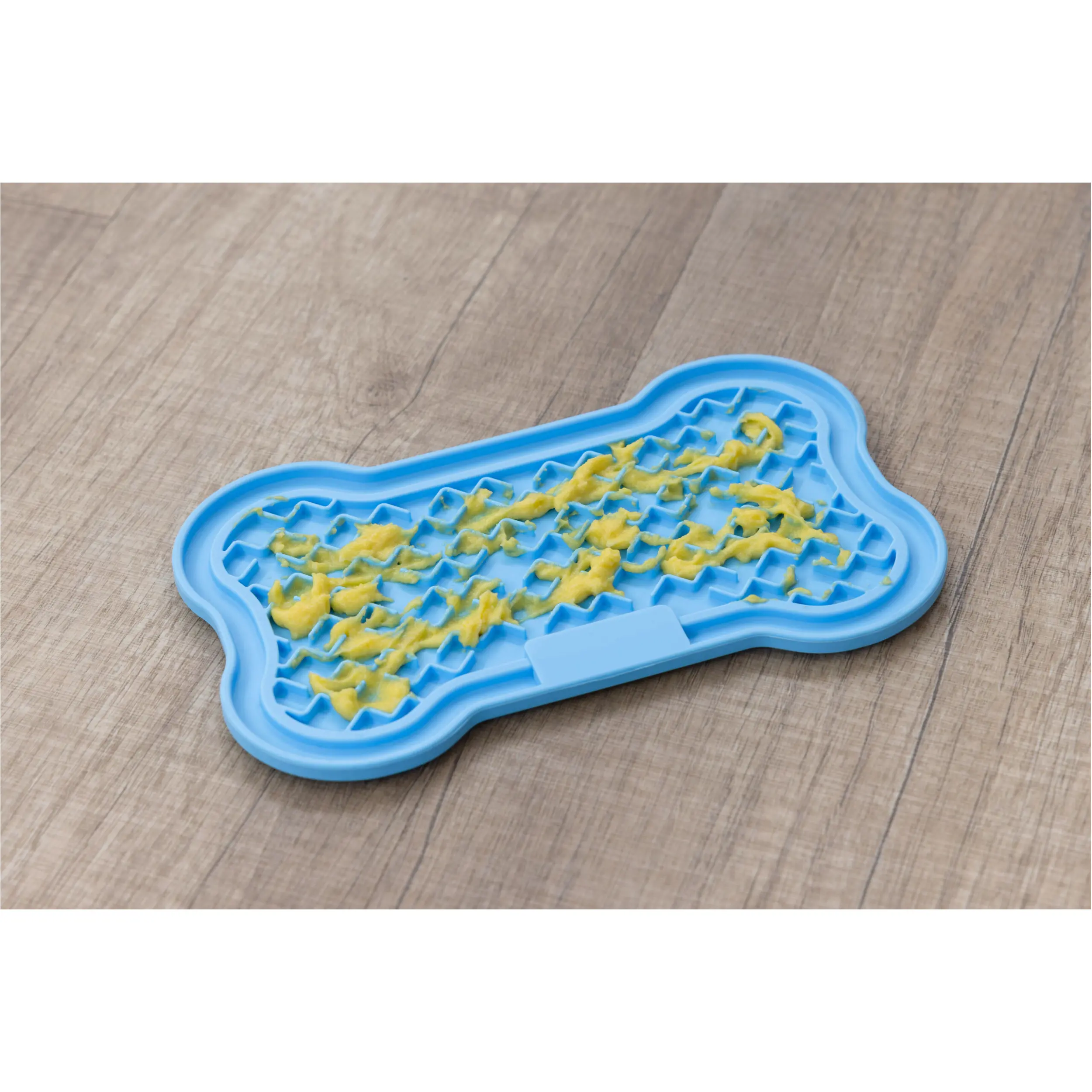 Schleckmatte blau 22x13cm