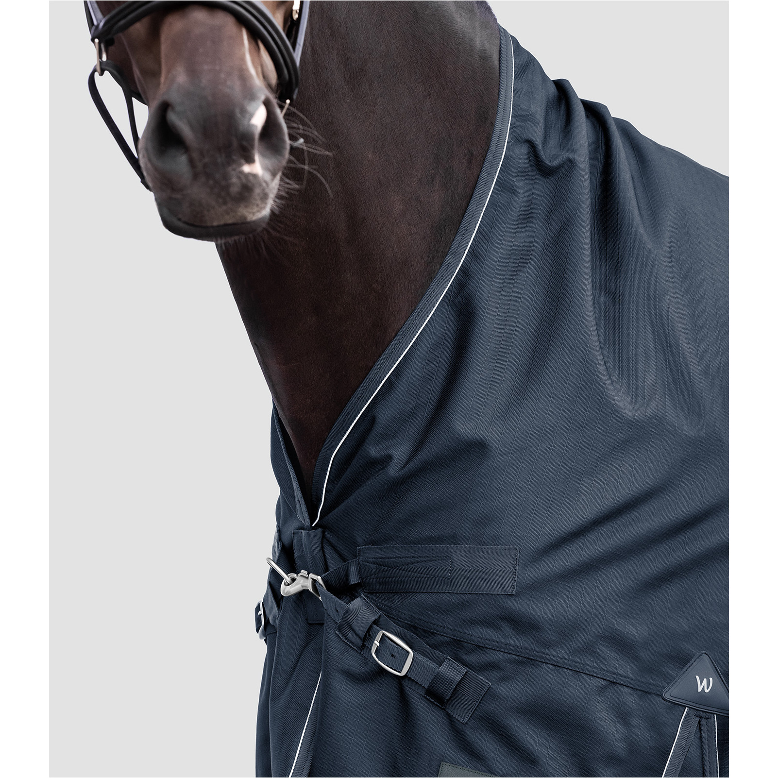 Outdoordecke High Neck 100g Füllung 1200D SCANDIC nachtblau