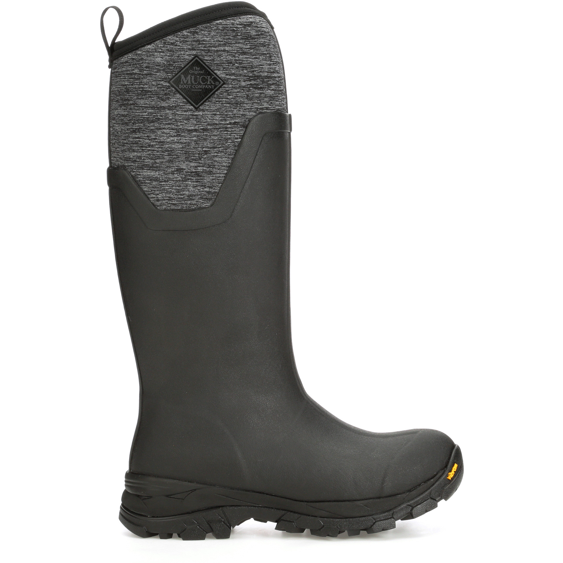Winter Damen Gummistiefel ARCTIC ICE TALL schwarz/grau