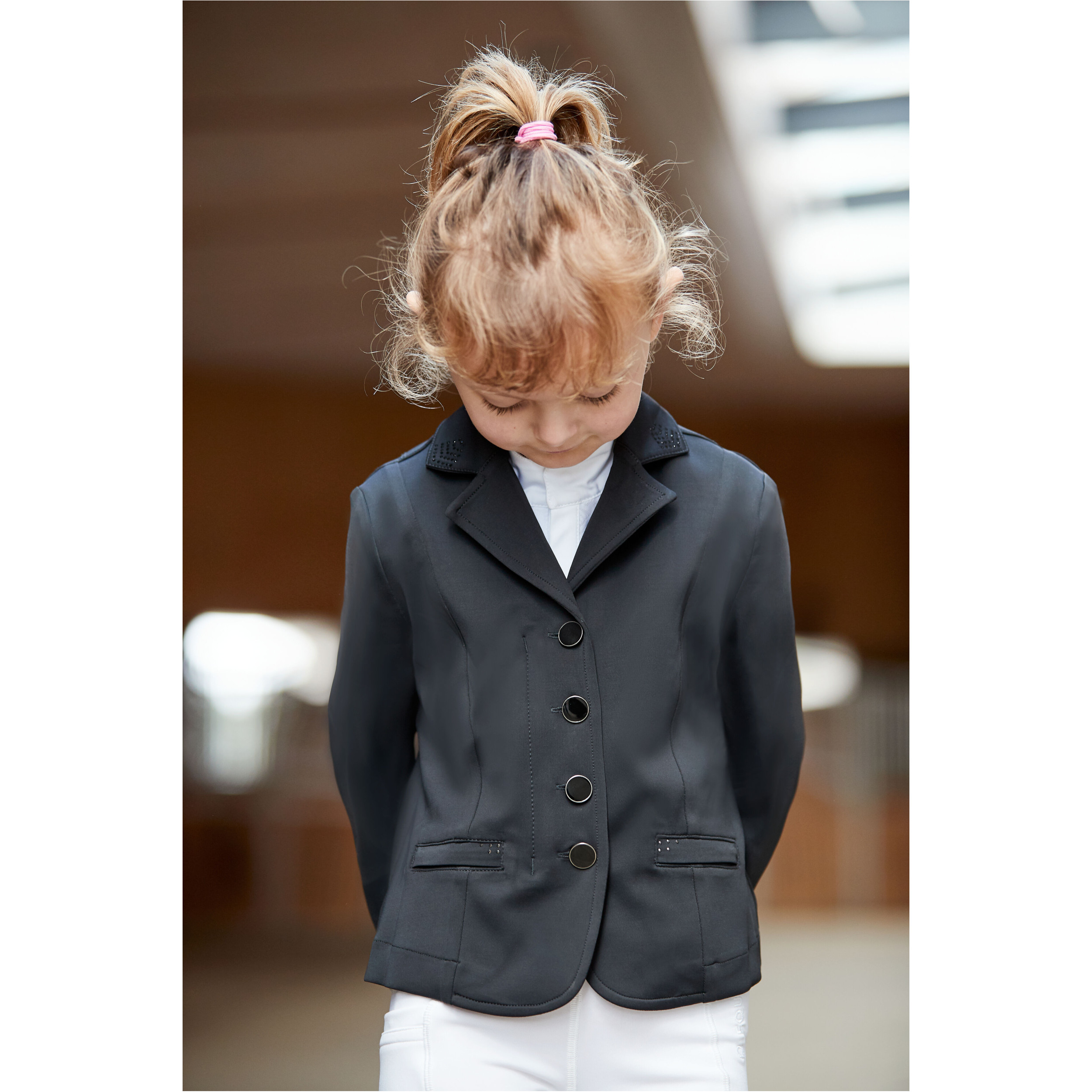 Kinder Turnierjacke MONROE schwarz