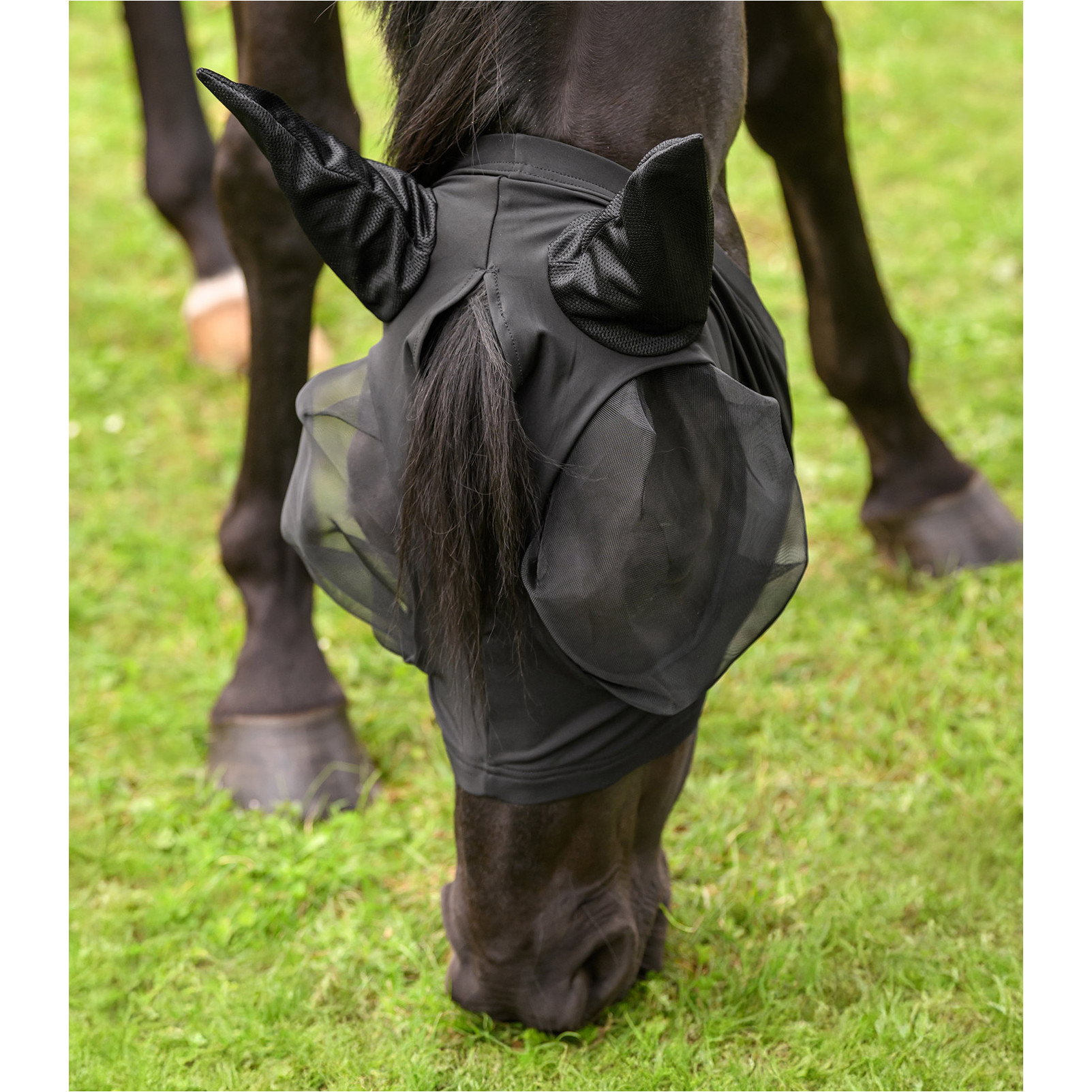 Fliegenmaske PUCK FLEX schwarz