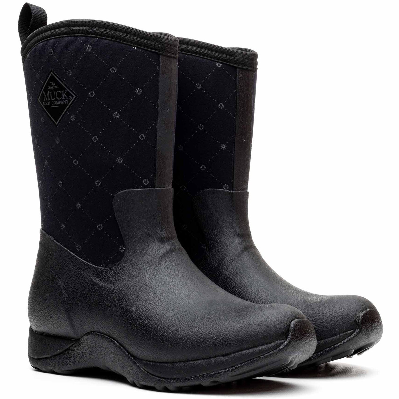 Winter Damen Gummistiefel ARCTIC WEEKEND schwarz/grau