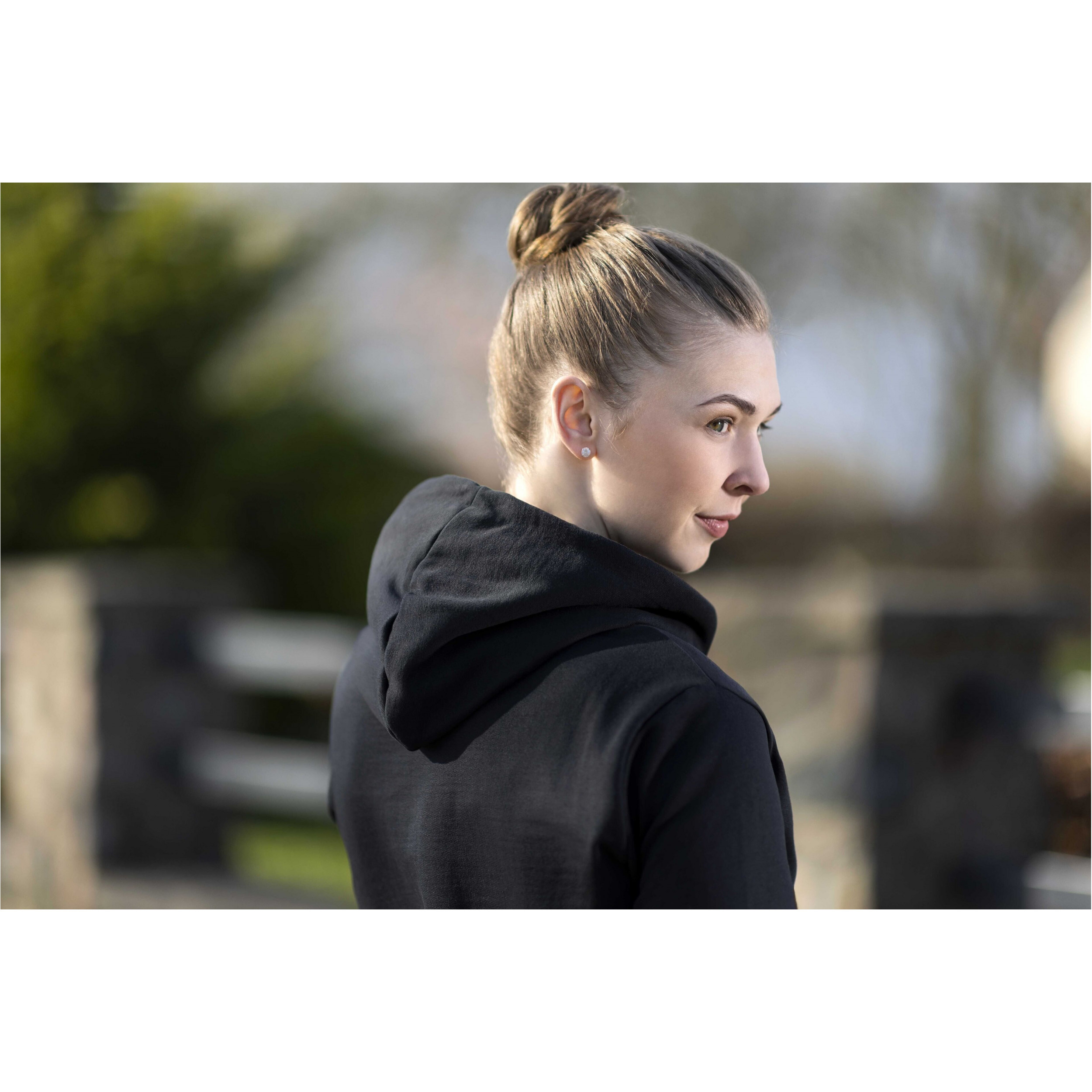 Damen Hoody EQUINE SPORTS STYLE schwarz/rosegold