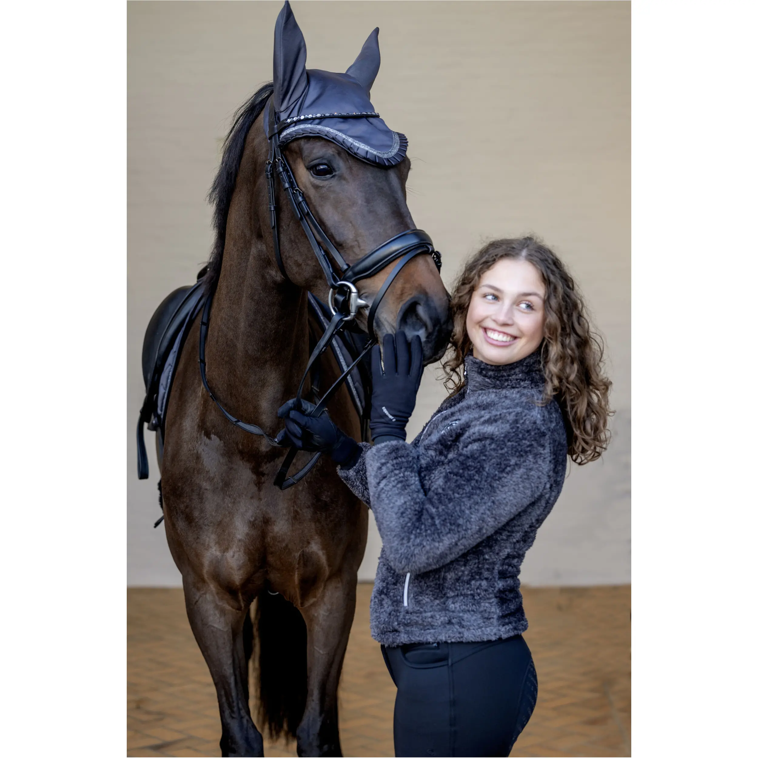 Winter Reithandschuhe VICA schwarz Winter Reithandschuhe VICA schwarz