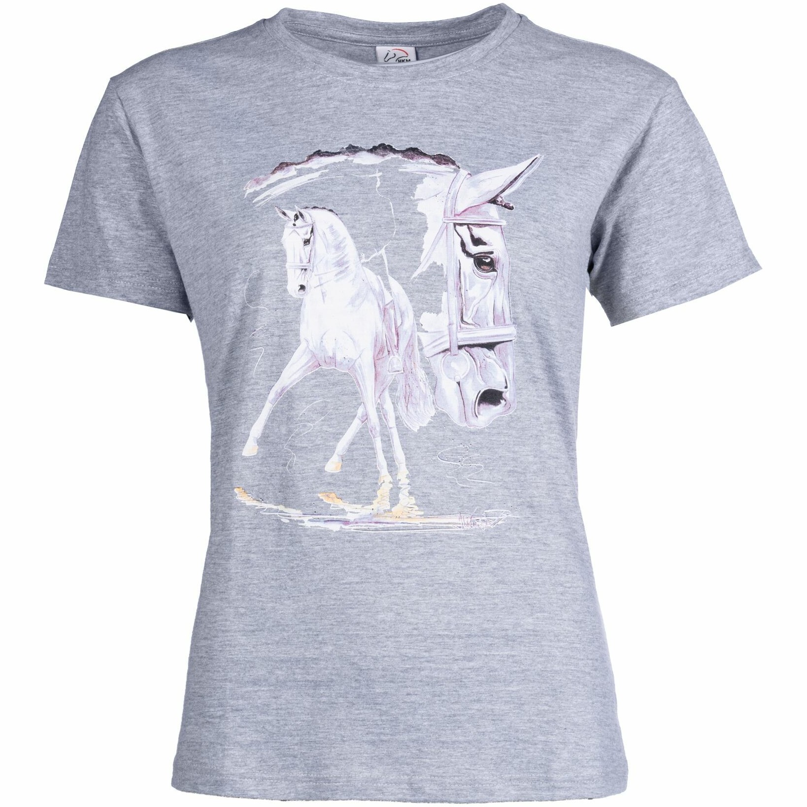 Damen T-Shirt Jan Künster SORRENTO hellgrau melange