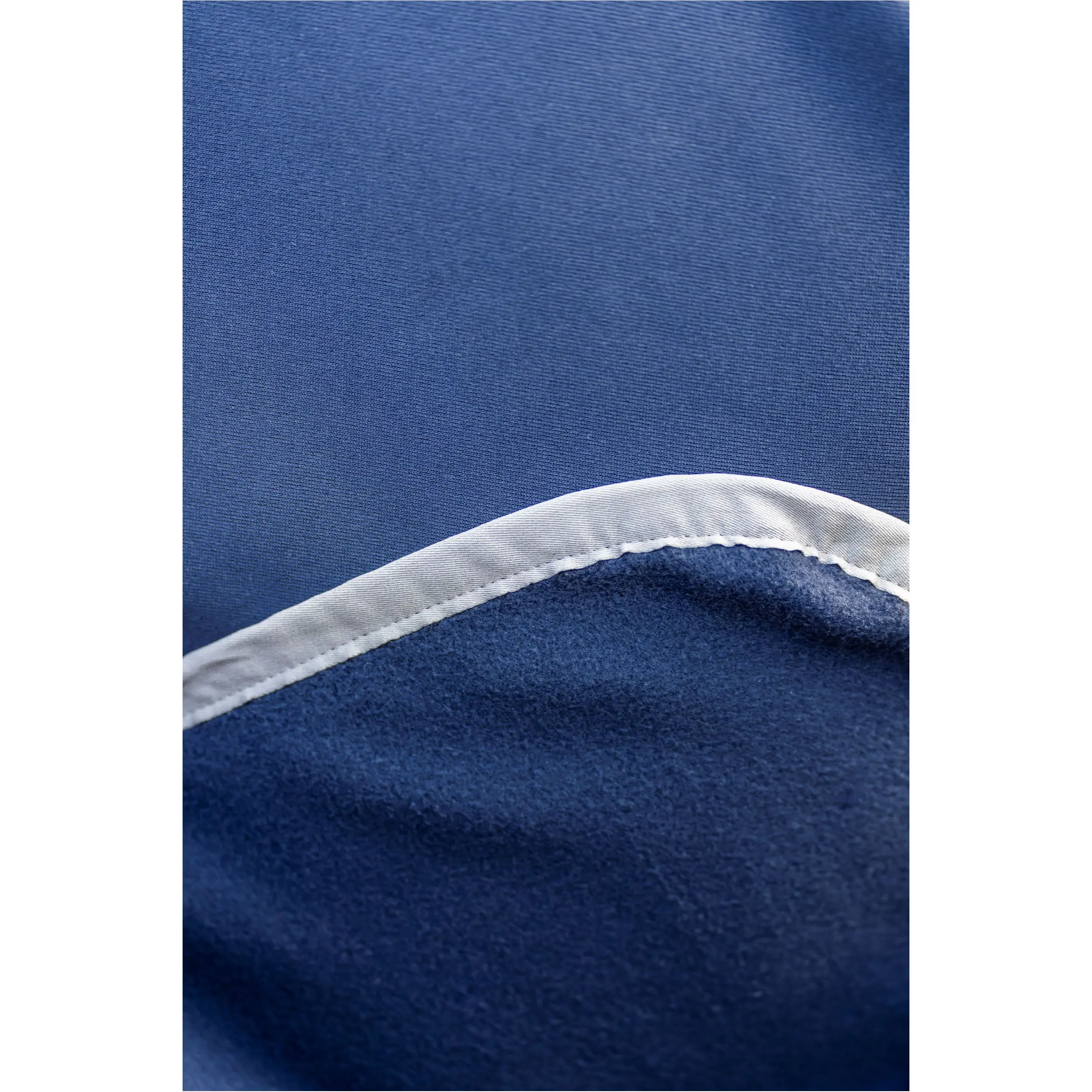 Abschwitzdecke mit festem Halsteil AMIGO Jersey Integrated Cooler navy/titanium grey/silver