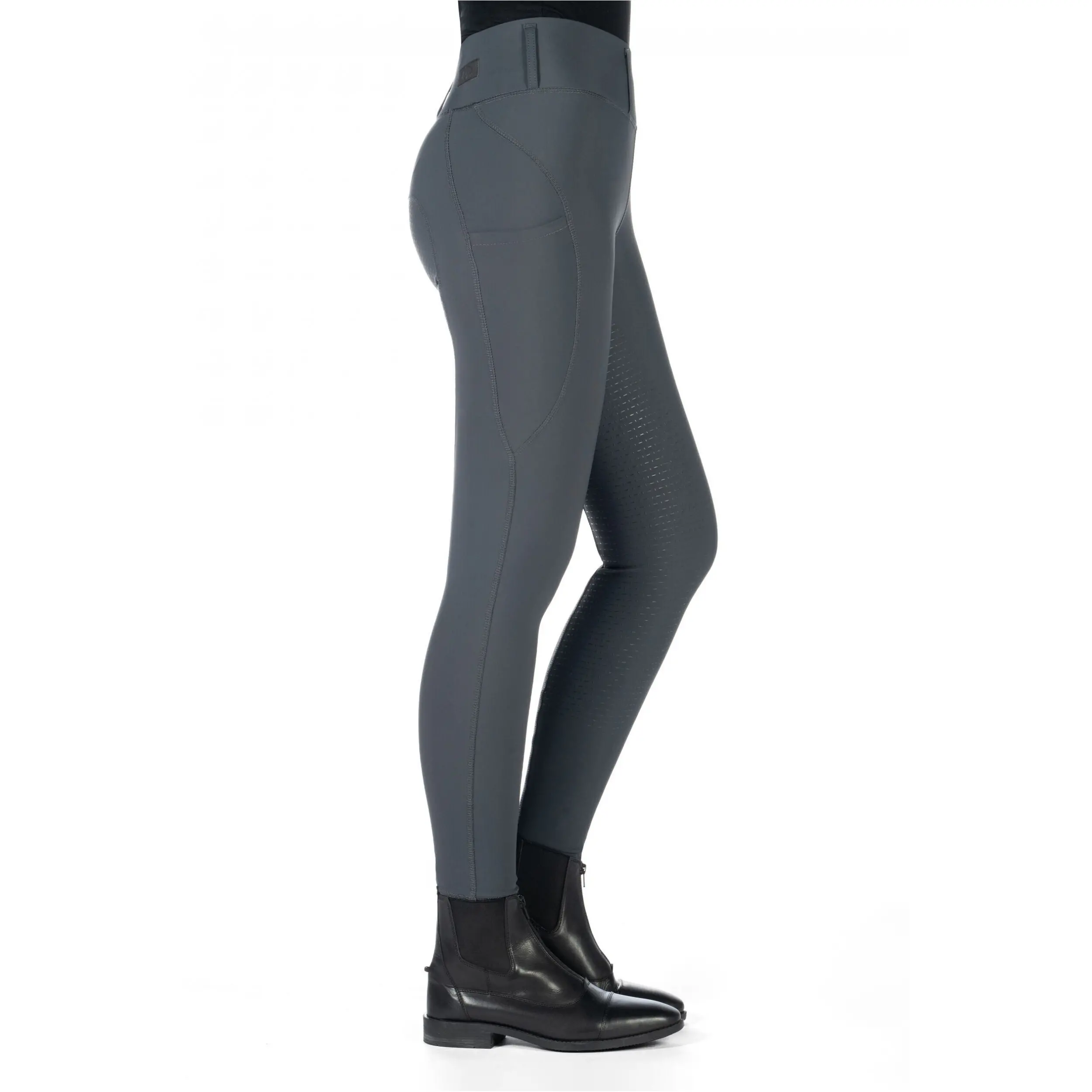 Damen Reitleggings Silikon Vollbesatz JIL HIGH WAIST grau Damen Reitleggings Silikon Vollbesatz JIL HIGH WAIST grau