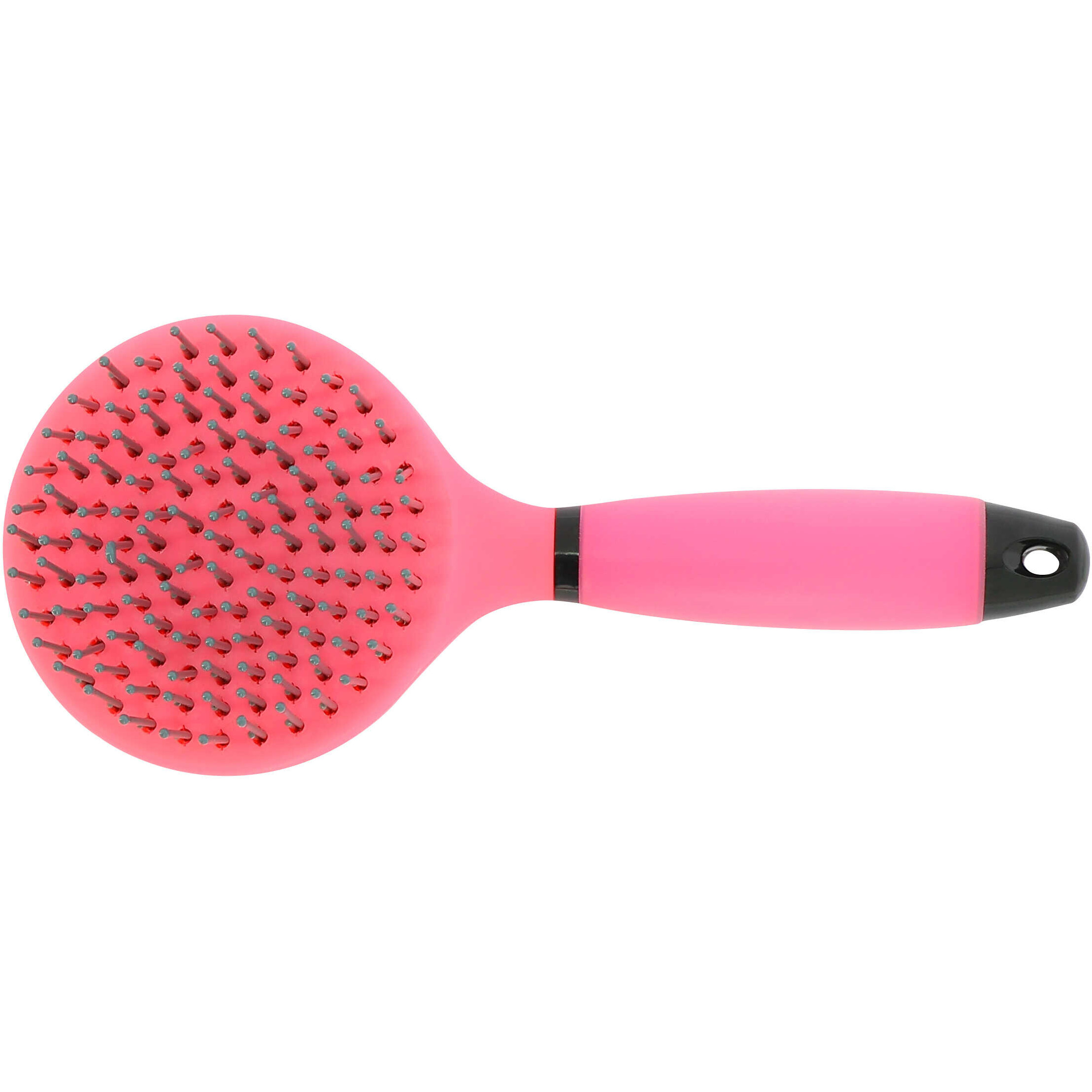 Mähnenbürste mit Gelgriff rosa