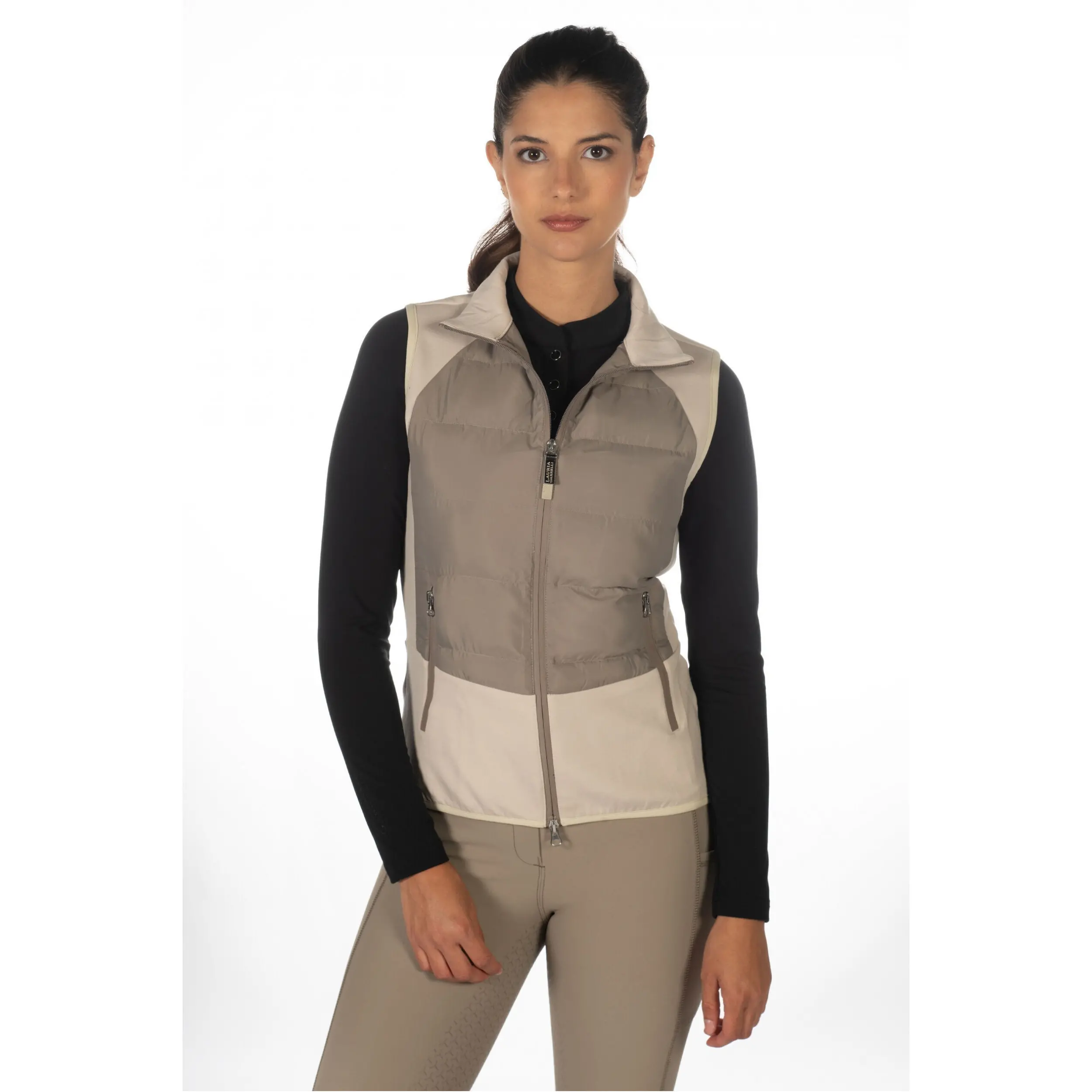 Damen Funktionsweste AMALFI taupe