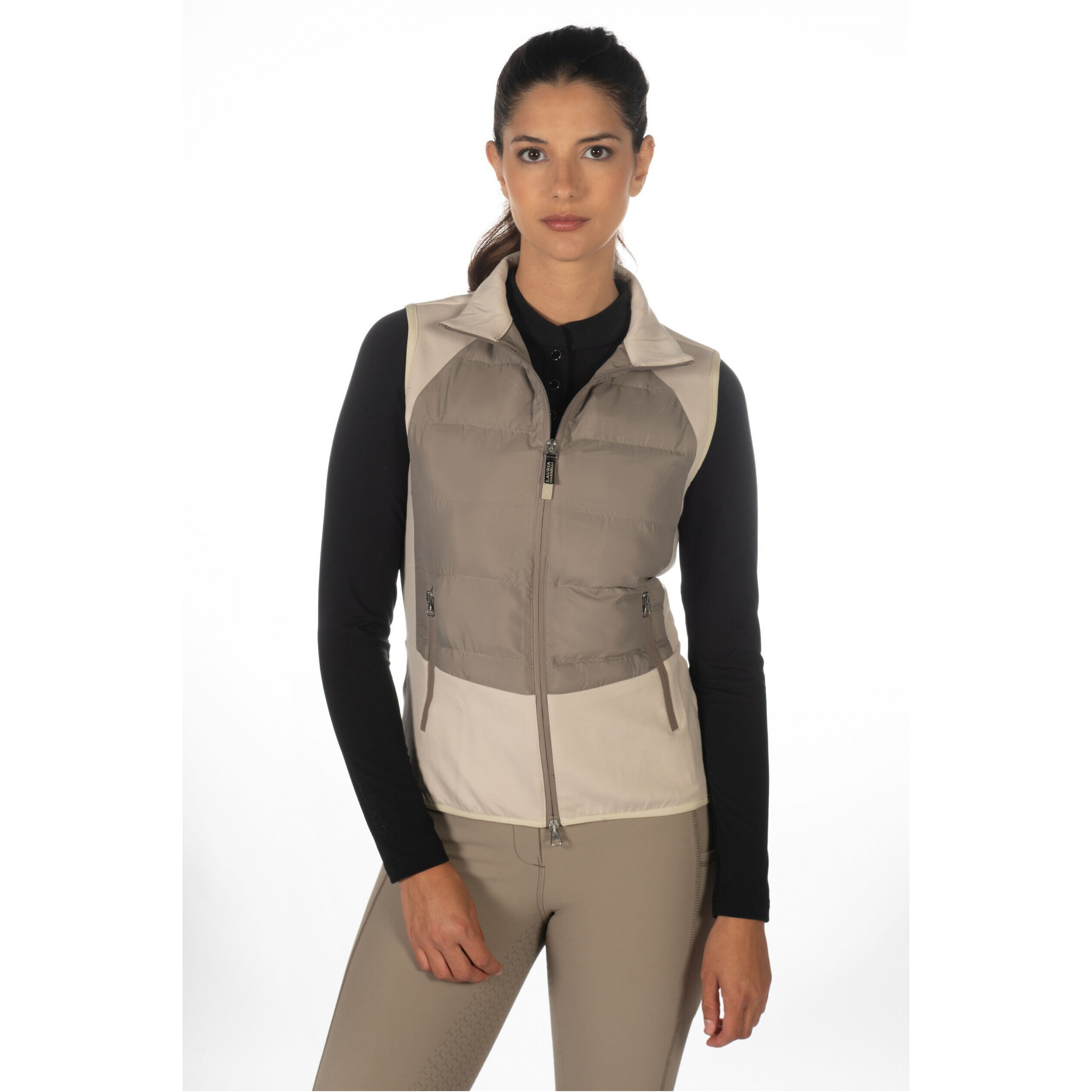Damen Funktionsweste AMALFI taupe
