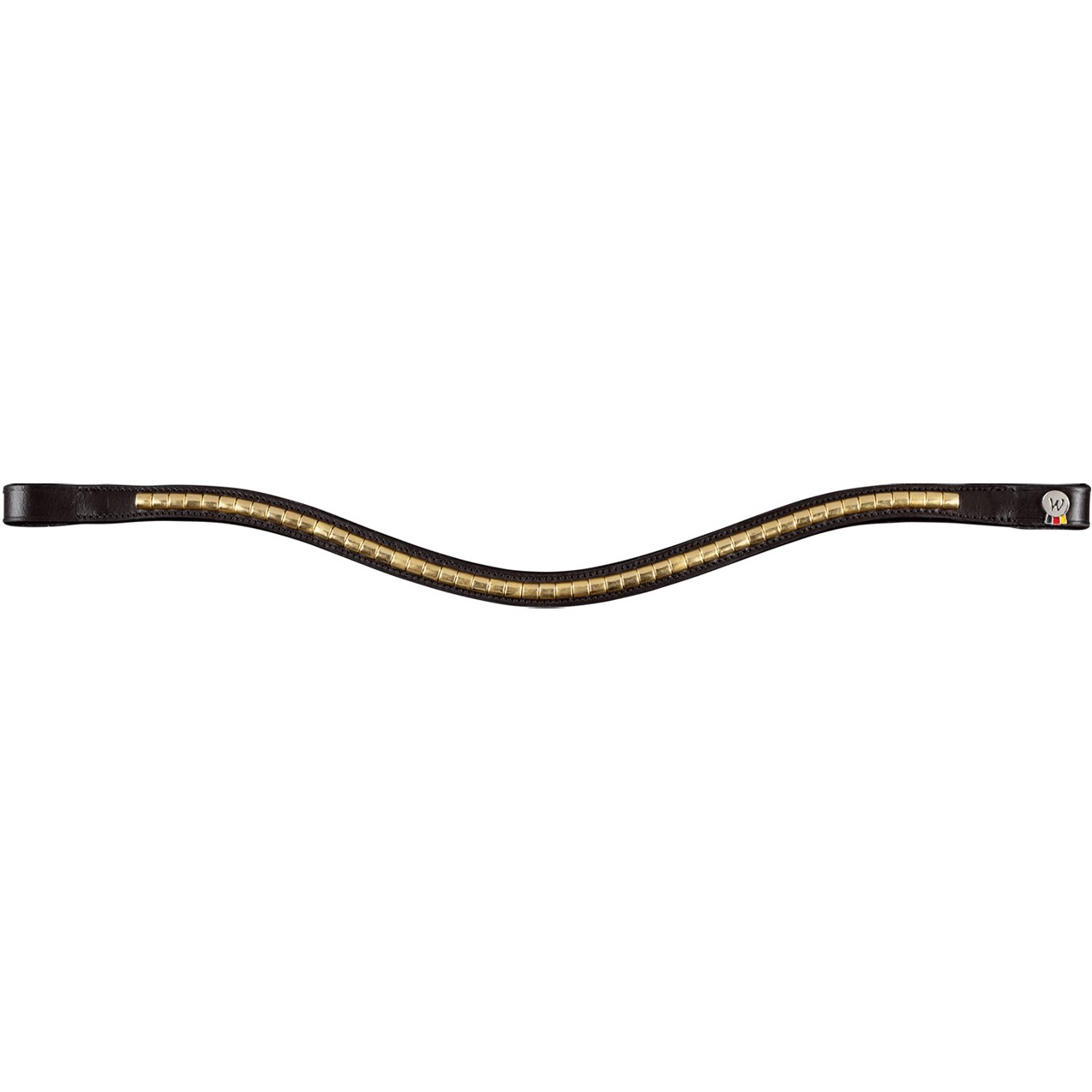 Trensenzaum mit englisch kombiniertem Reithalfter X-Line CLINCHER braun