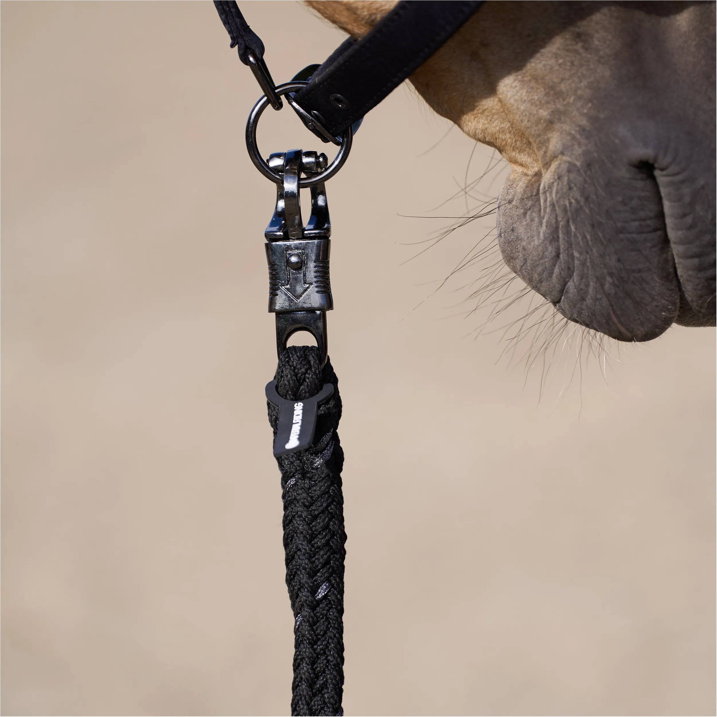 Führstrick mit Panikhaken IRHDeluxe schwarz