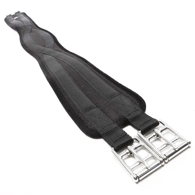 Sattelgurt Klimatex ohne Elast CLASSIC schwarz