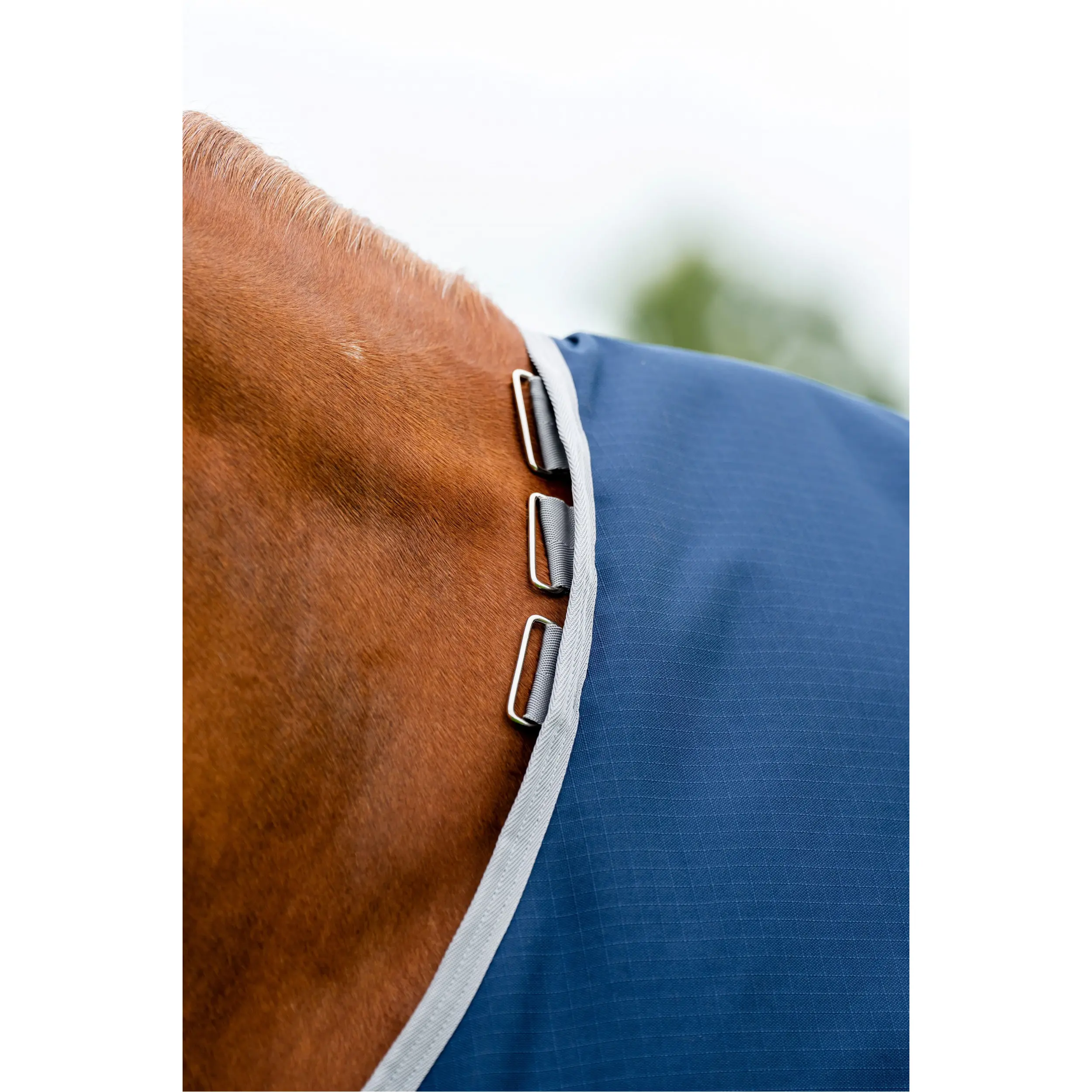 Outdoordecke Halsteil (abnehmbar) 900D AMIGO Ripstop Plus Turnout navy/titanium grey