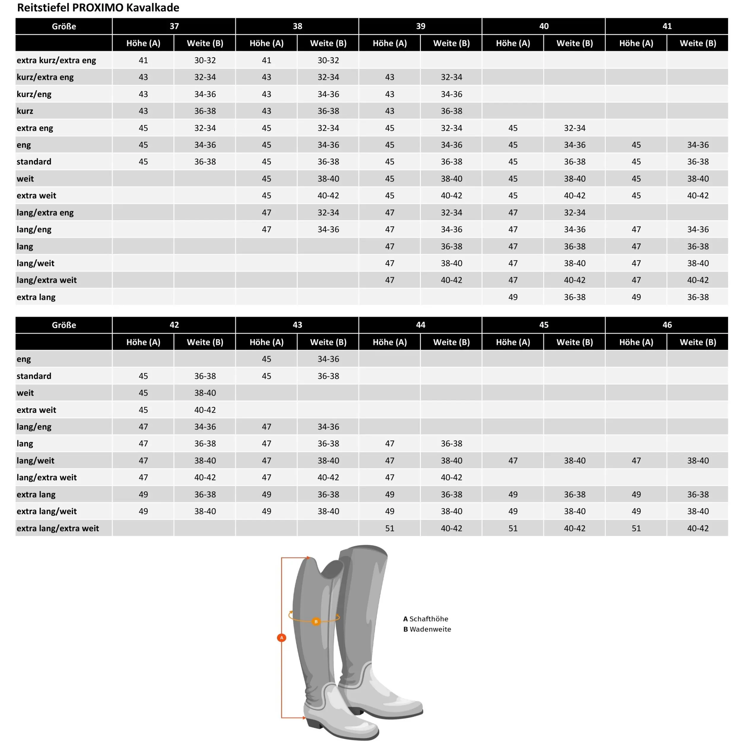 Reitstiefel PROXIMO Echtleder braun