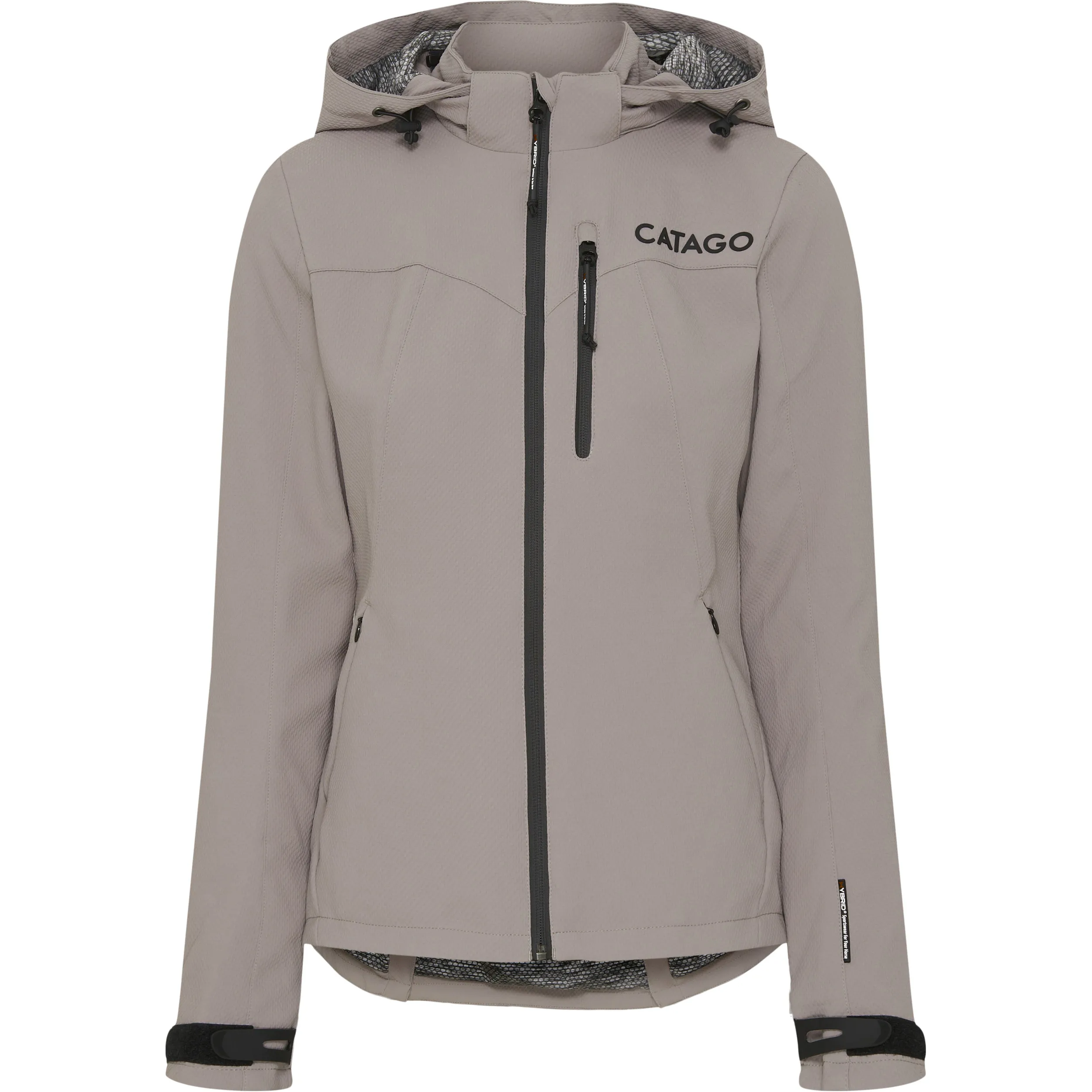 Damen Reitjacke kurz HYBRID driftwood
