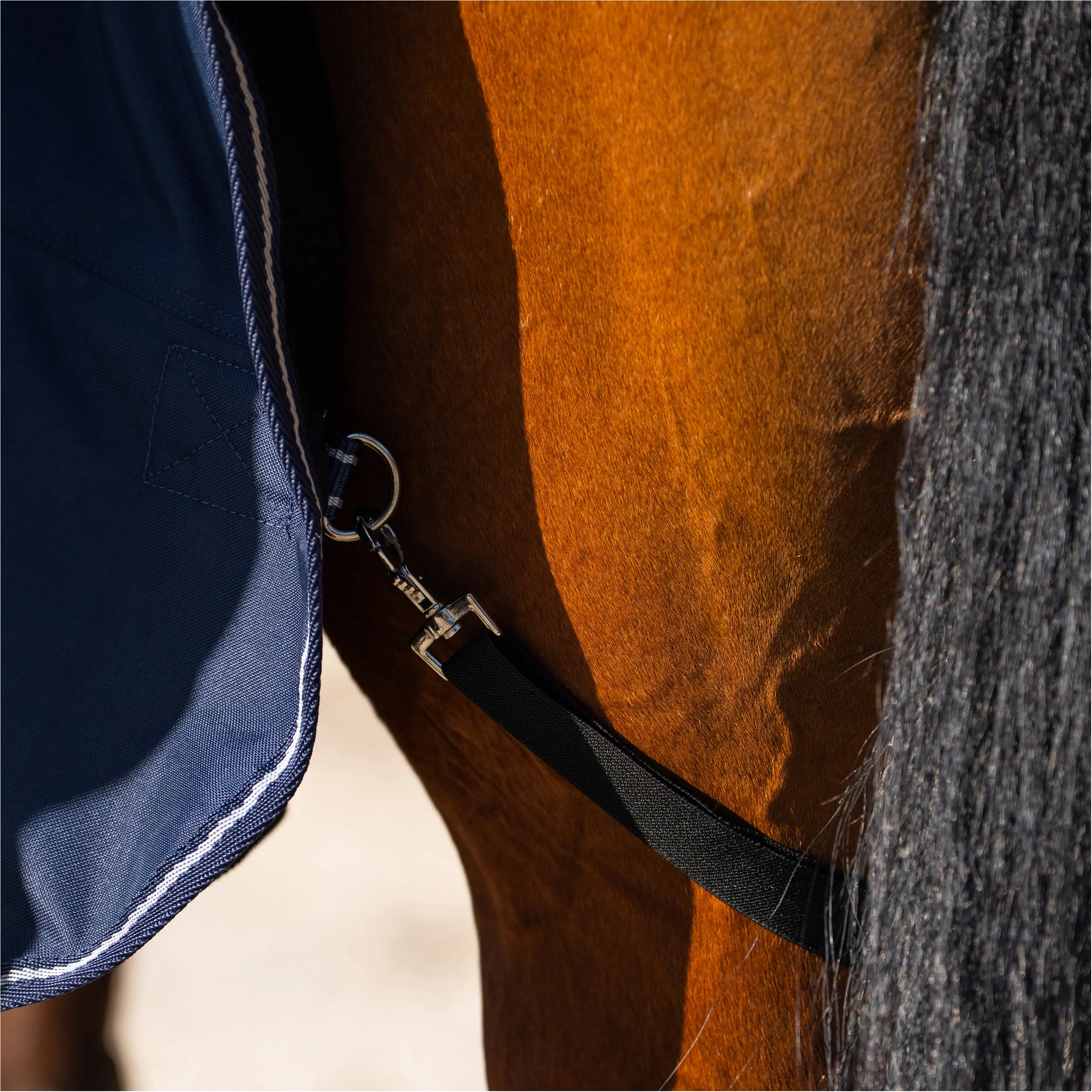 Outdoordecke High Neck 600D mit Polarfleecefutter IRHBasic navy