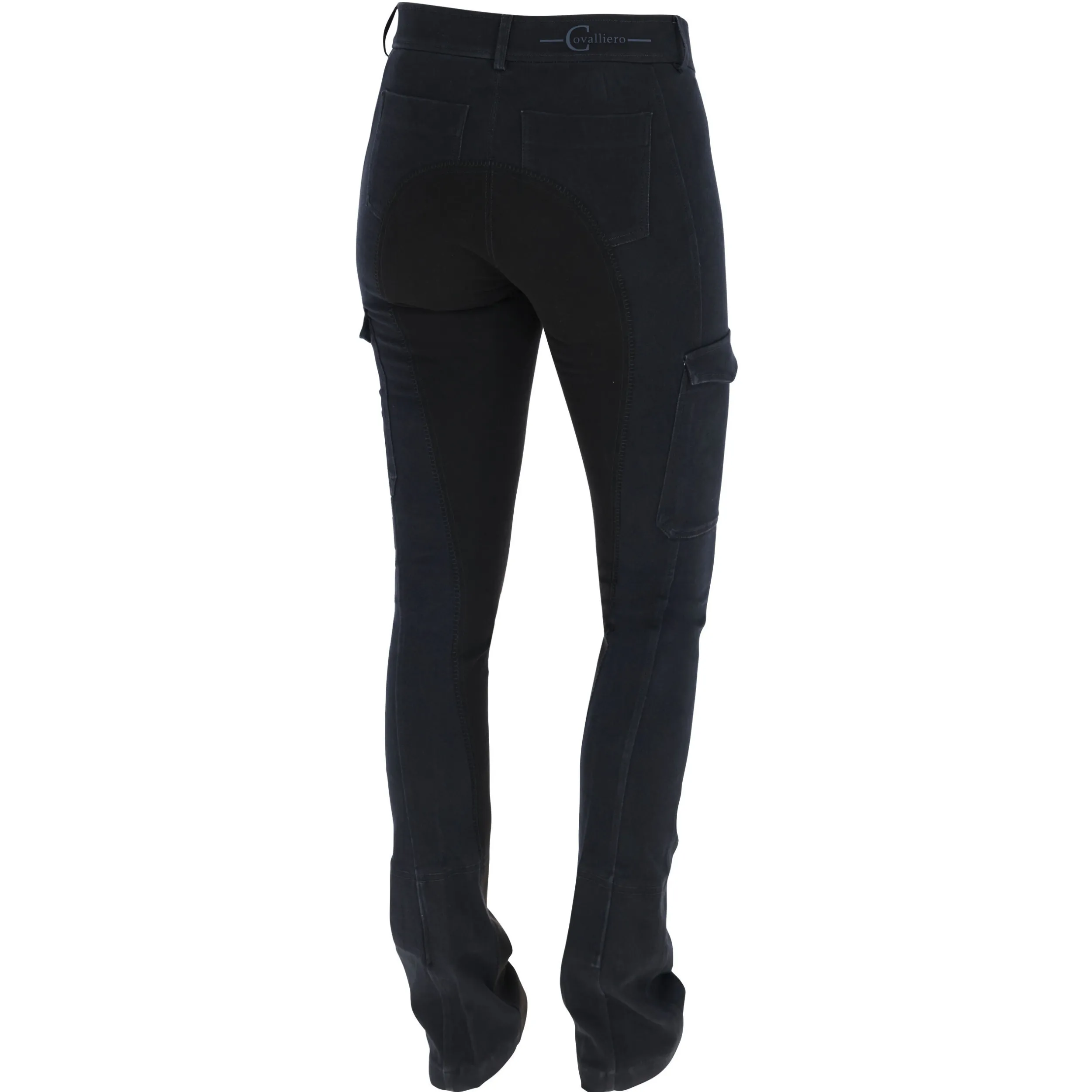 Damen Jodhpur Reithose Vollbesatz BASIC PLUS graphite