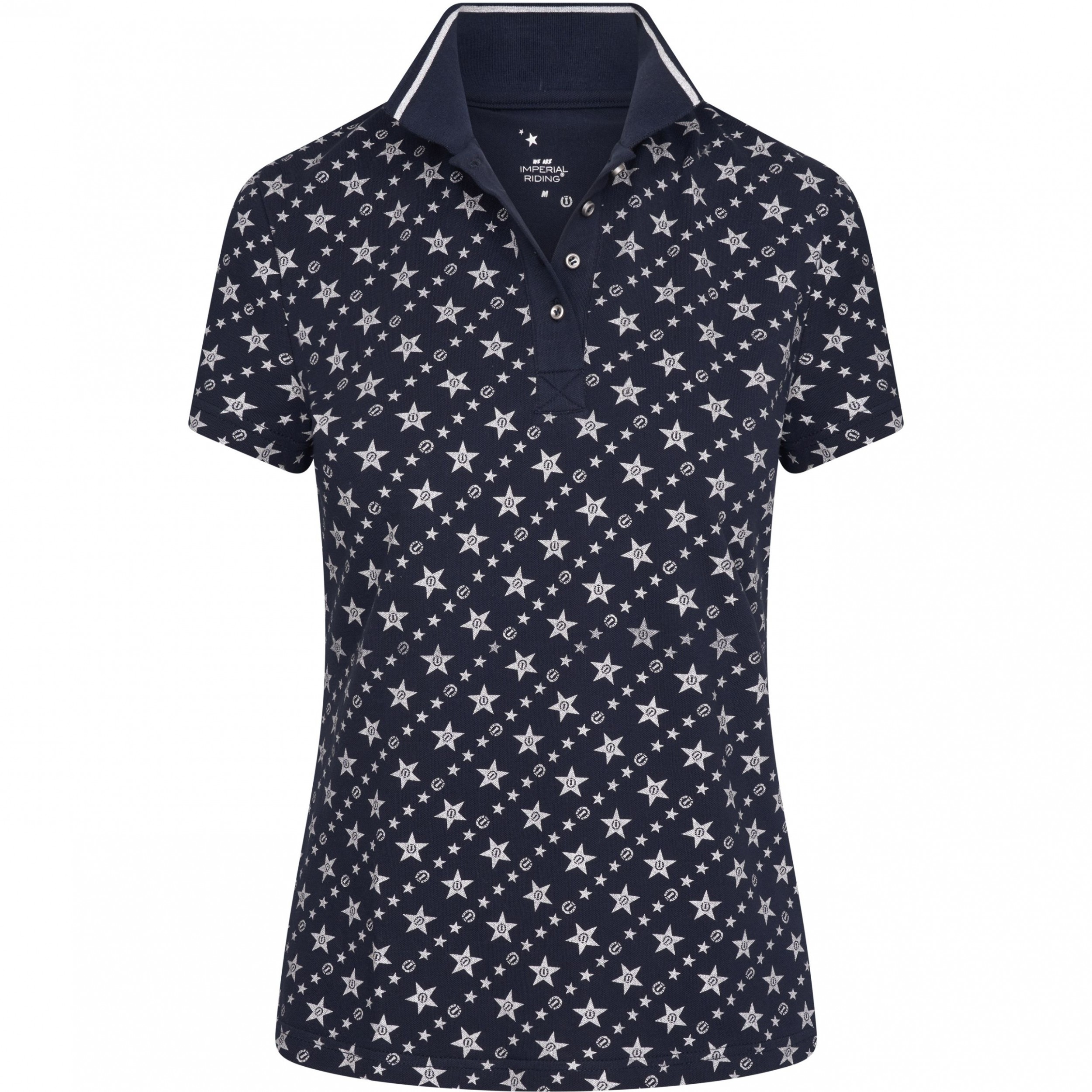 Damen Poloshirt IRHBobby Star navy